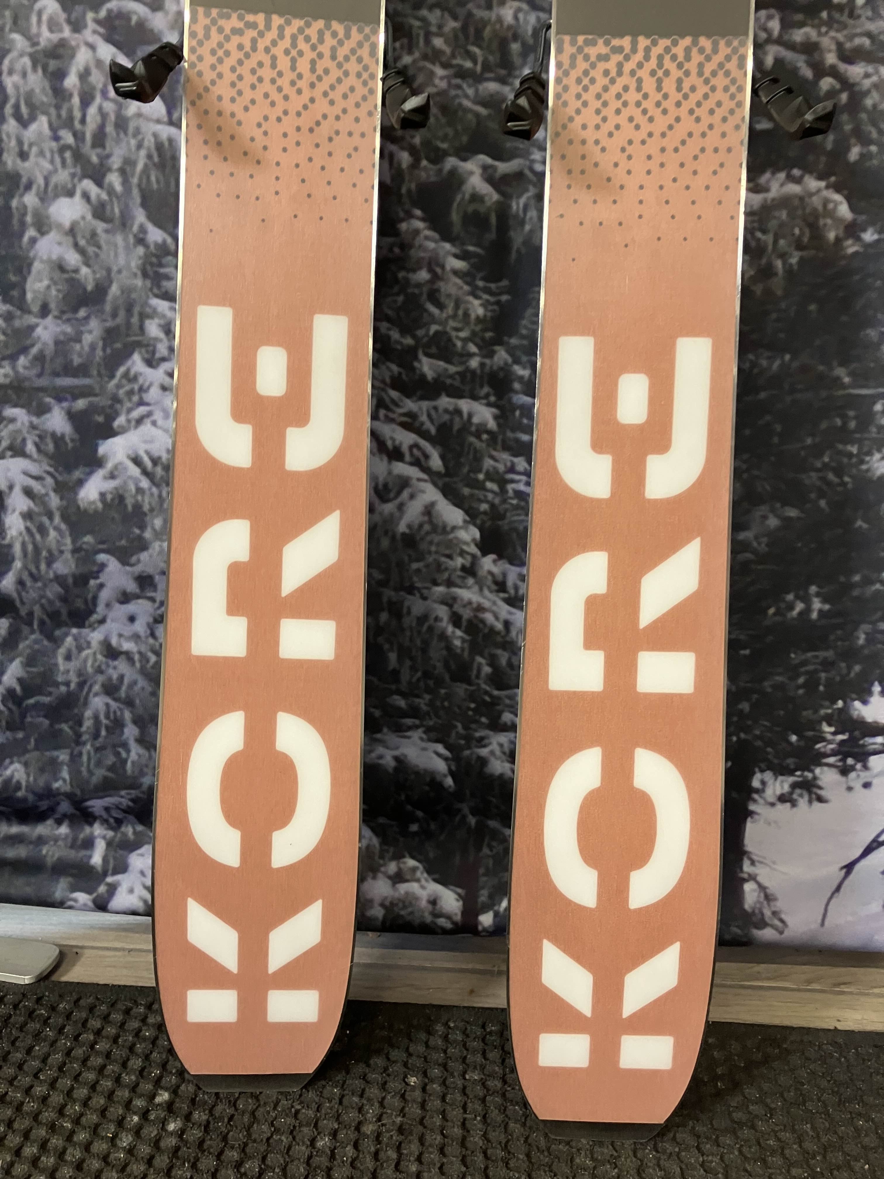 Lightly Used Head Kore 99 Ti 163cm Skis w/ Tyrolia Attack LYT 11 Bindings