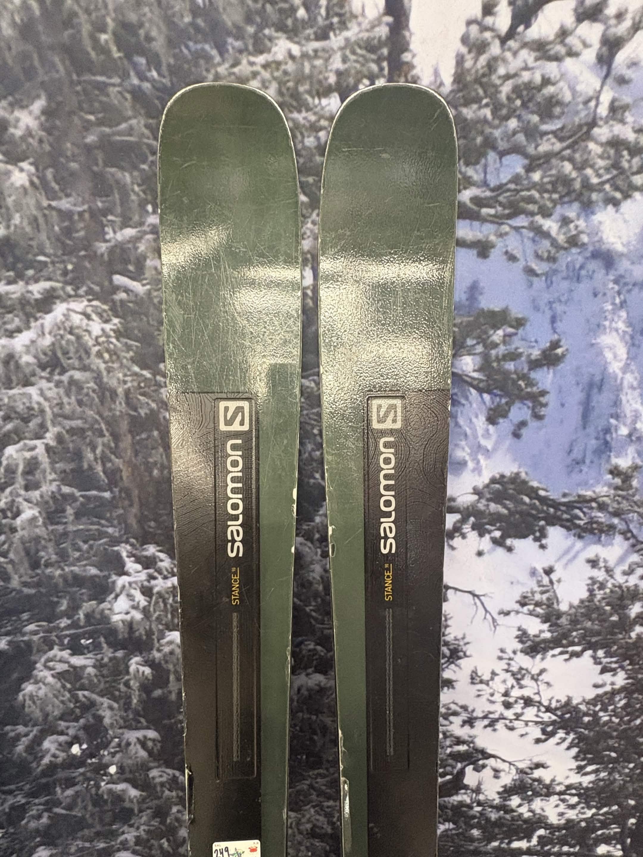 Salomon Stance 90 176cm Skis w/ TYROLIA EL Attack 13 Demo Binding - Used
