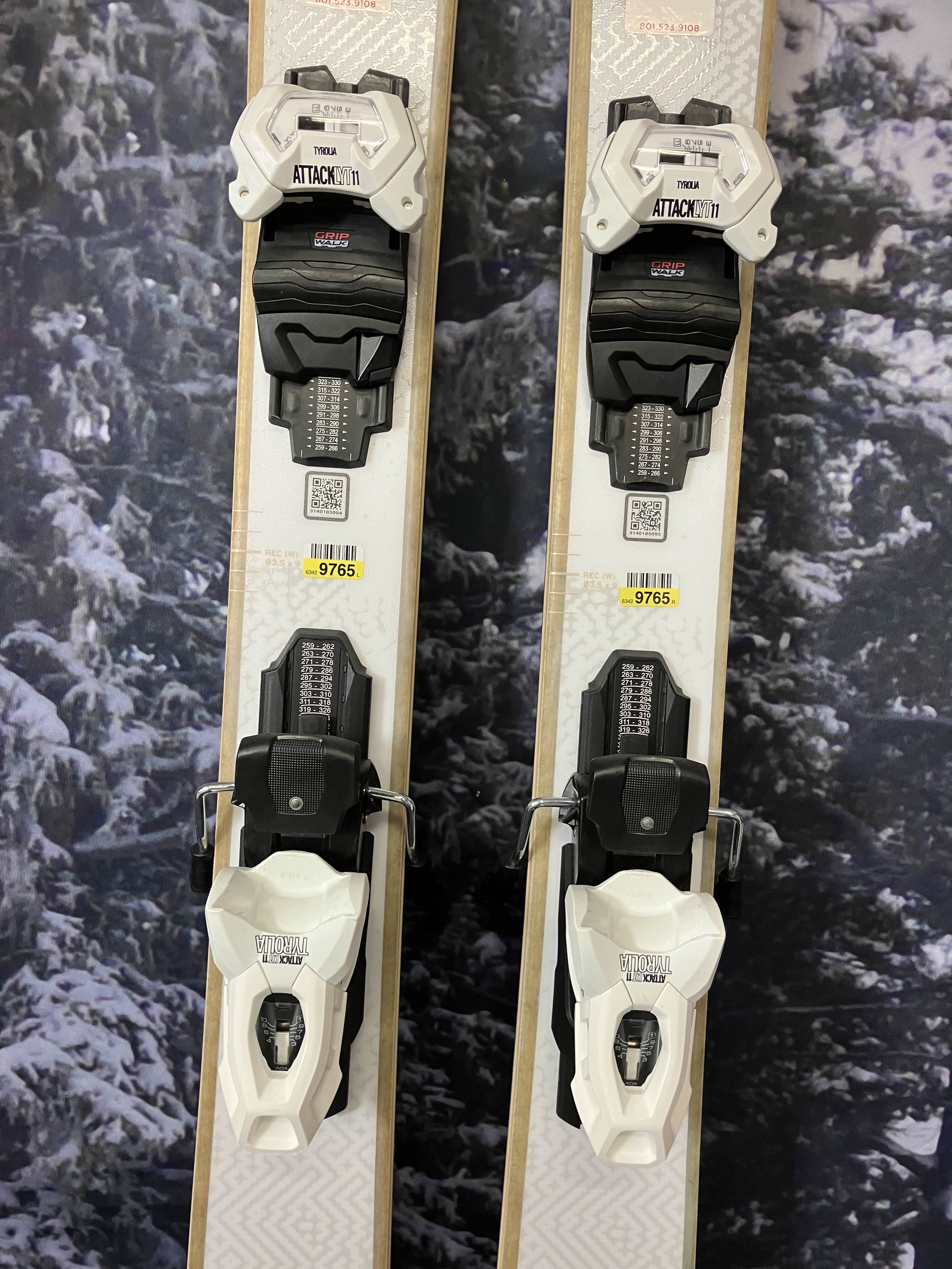 New 2026 Head Kore 99 Ti 156cm Skis w/ Tyrolia Attack LYT 11 Bindings