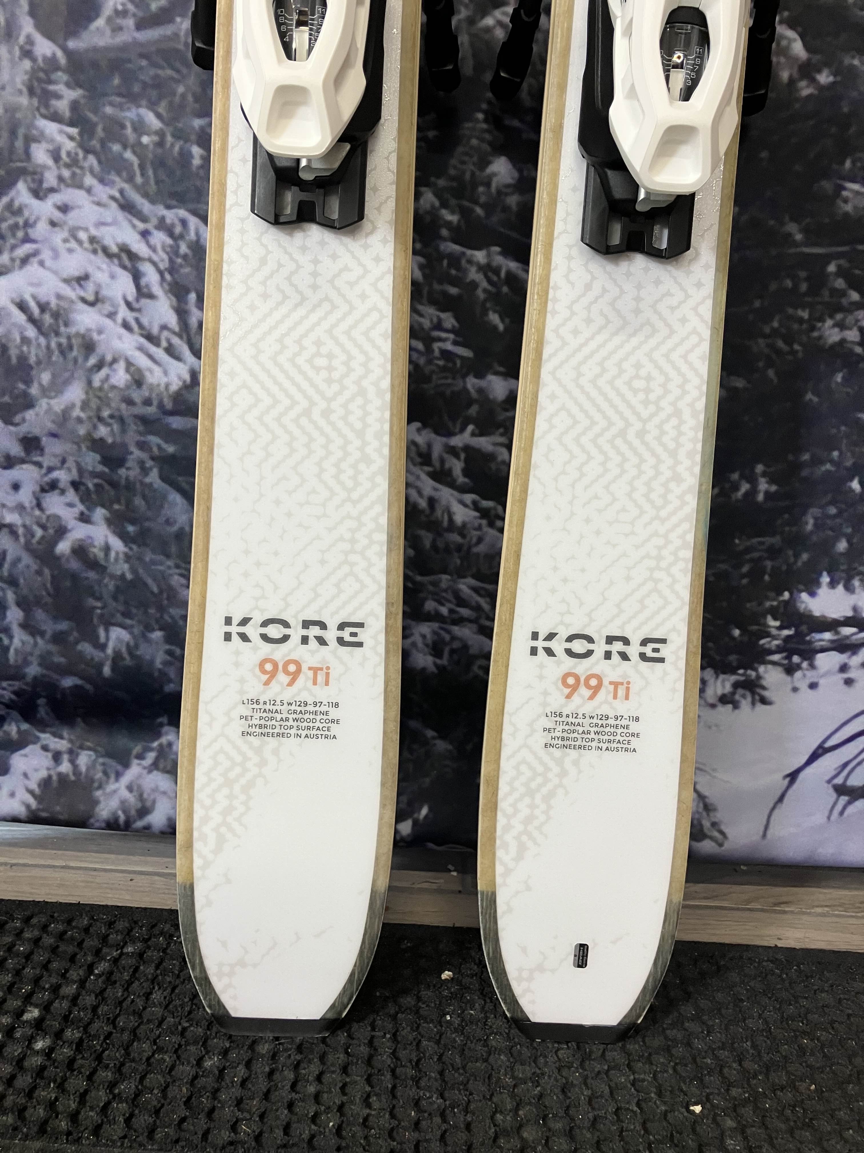 New 2026 Head Kore 99 Ti 156cm Skis w/ Tyrolia Attack LYT 11 Bindings