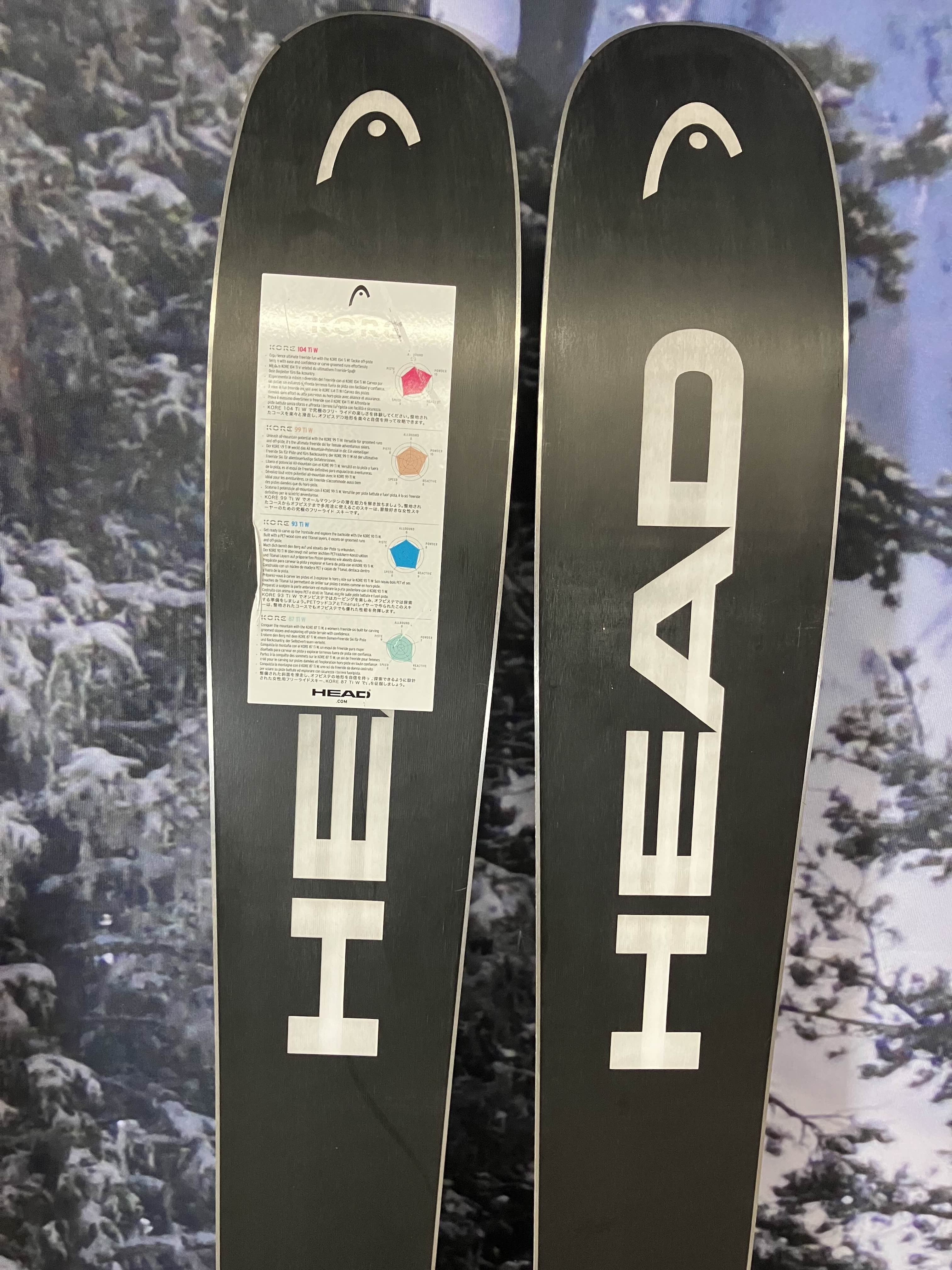 New 2026 Head Kore 99 Ti 156cm Skis w/ Tyrolia Attack LYT 11 Bindings