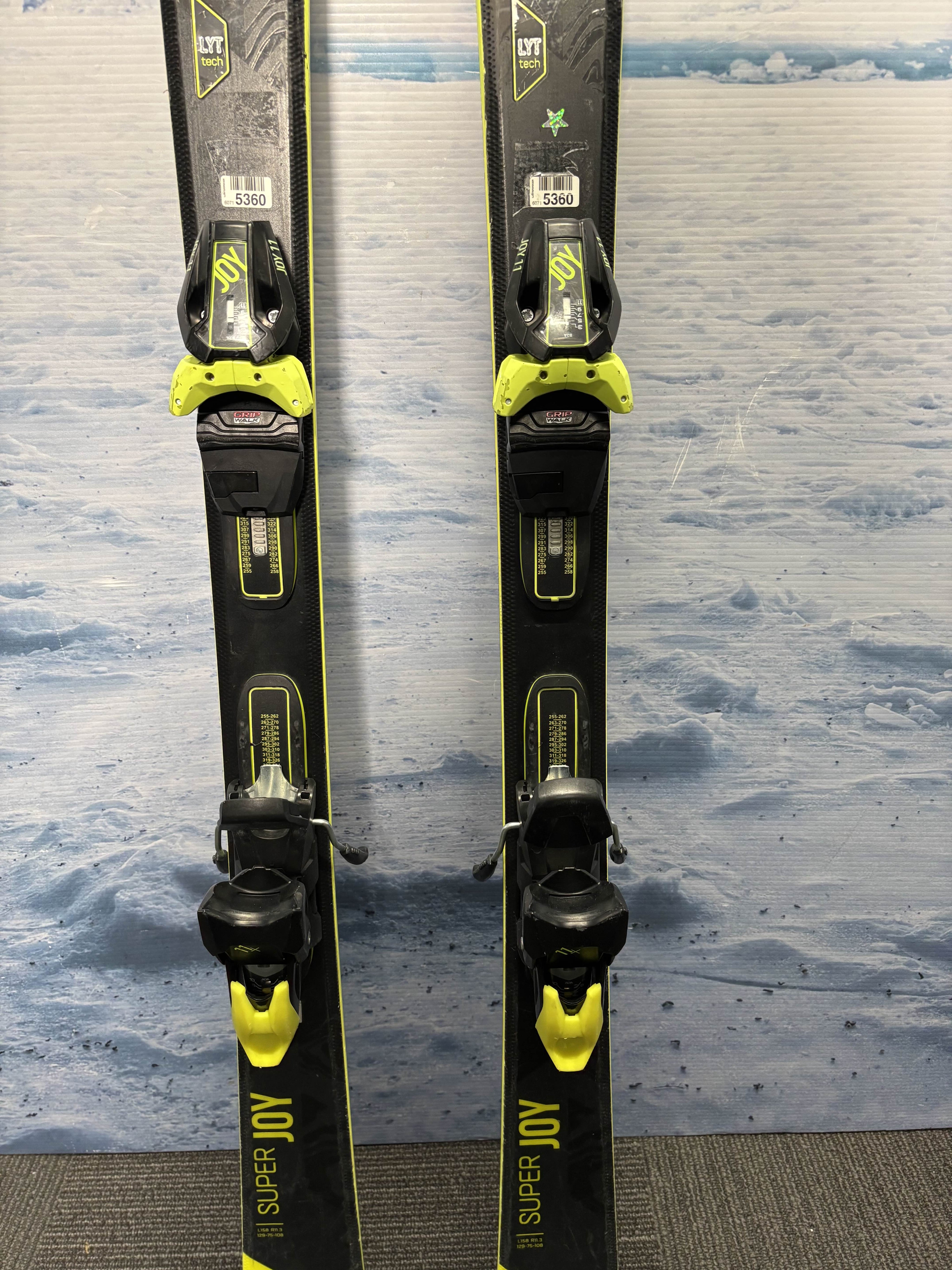 Used Head Super Joy 75 Ski 158cm w/ Head Joy 11 Grip Walk Rental Binding