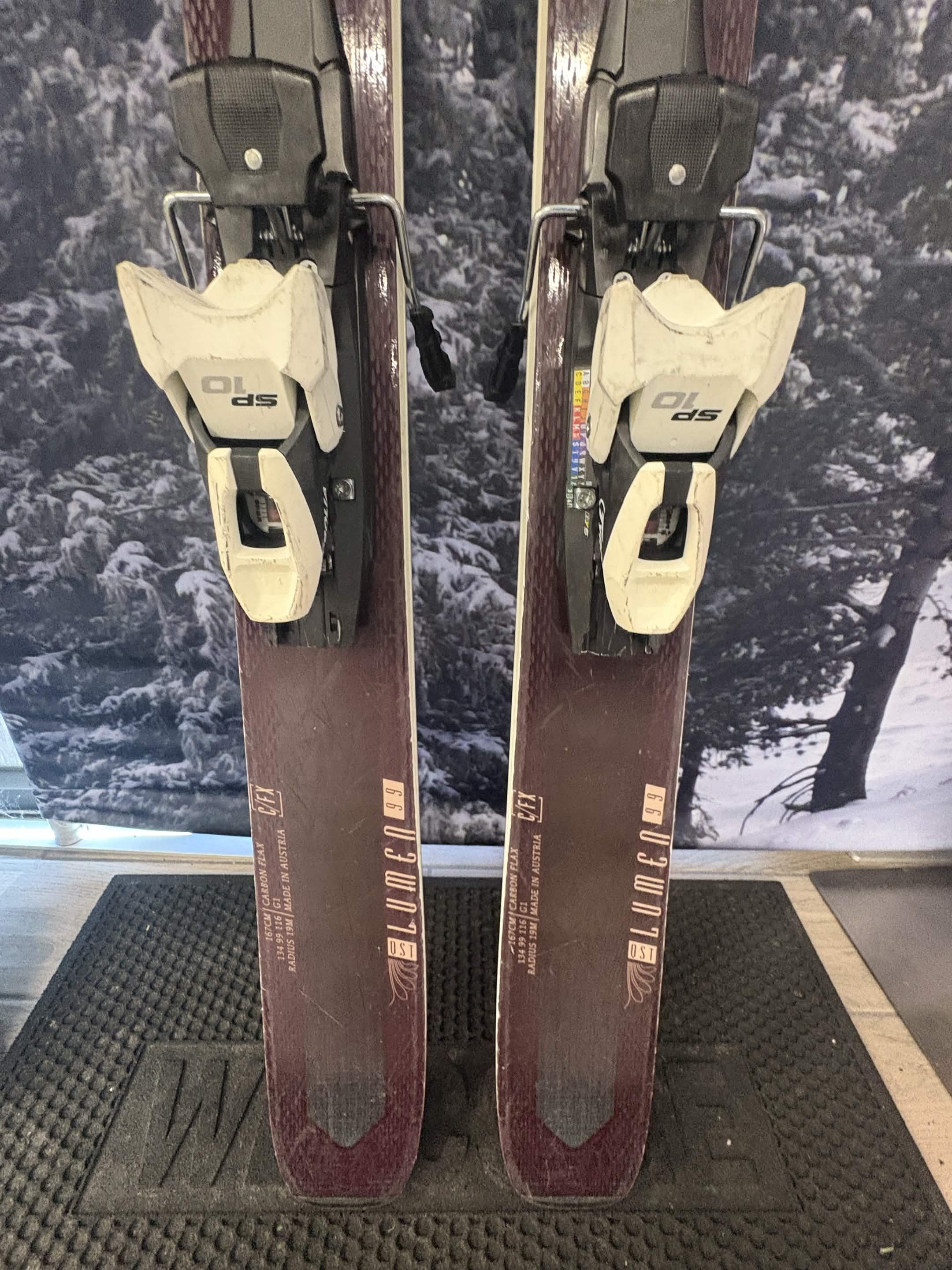 Salomon Lumen 99 167cm Skis w/ TYROLIA SP 10 GW Demo Binding - Used
