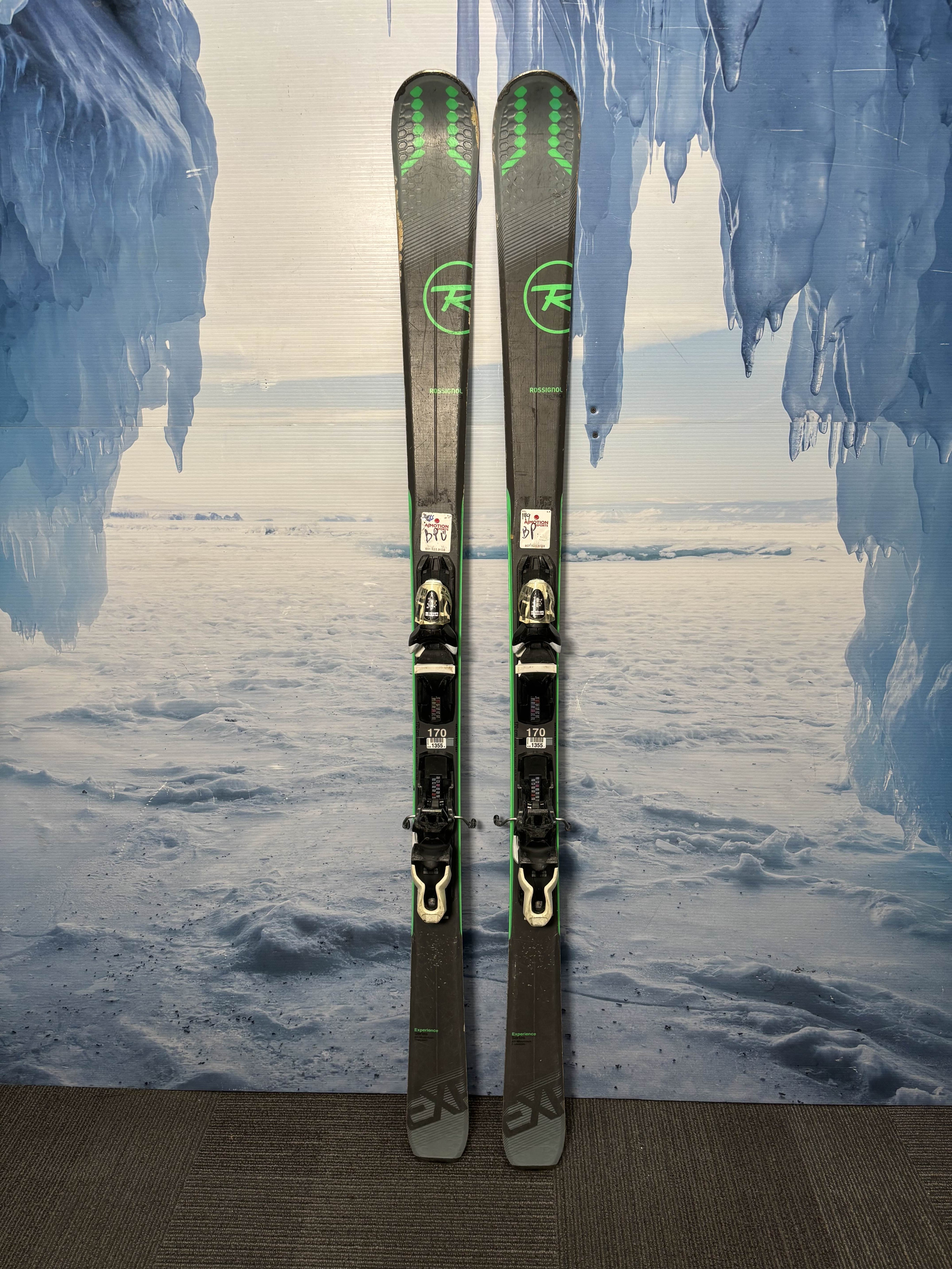 Used Rossignol Experience 76 CI Ski 170cm w/ Look Xpress 10 Rental Binding