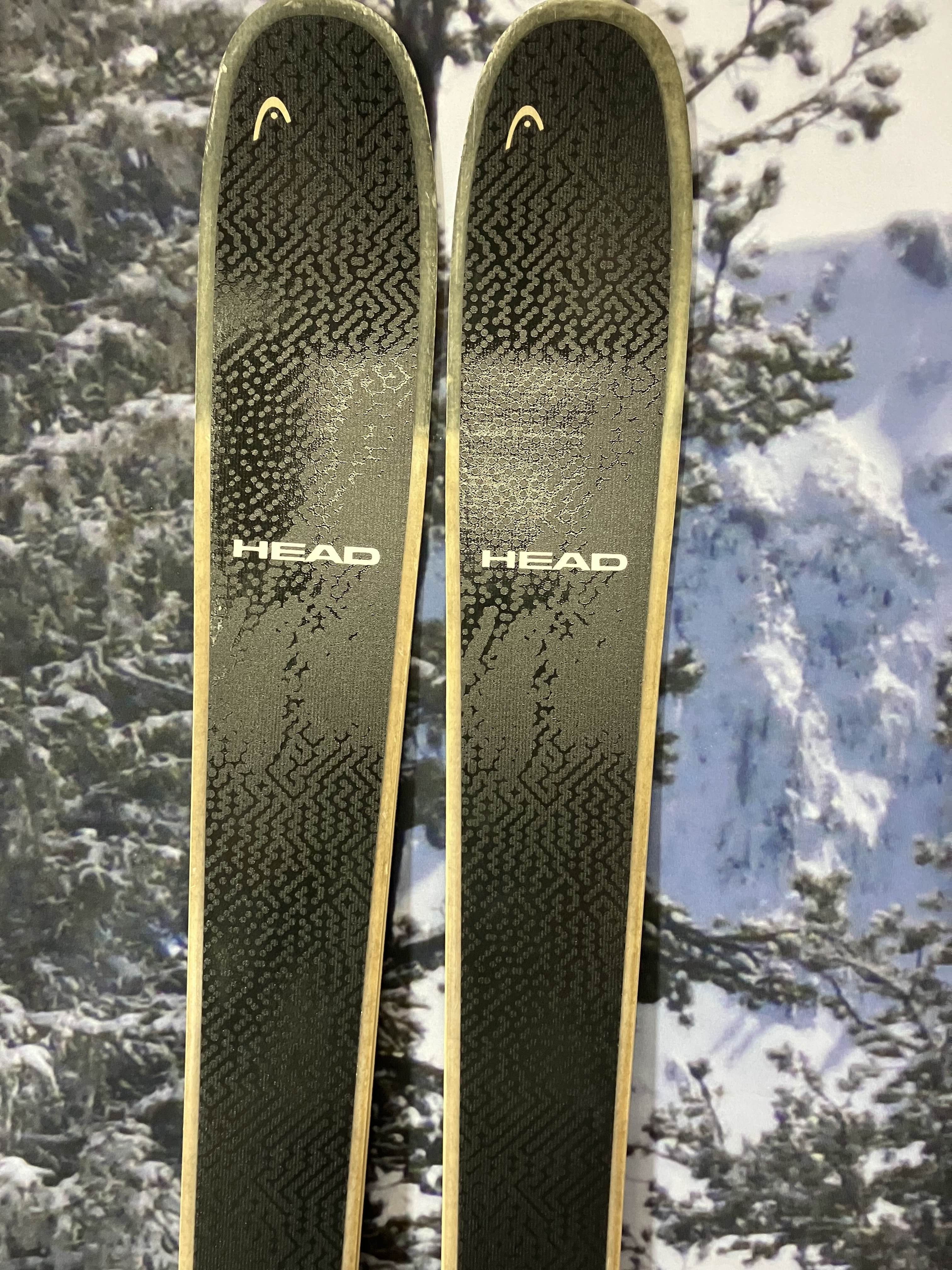 Used Head Kore 94 Ti 184cm Skis w/ Tyrolia Attack LYT 13 Bindings
