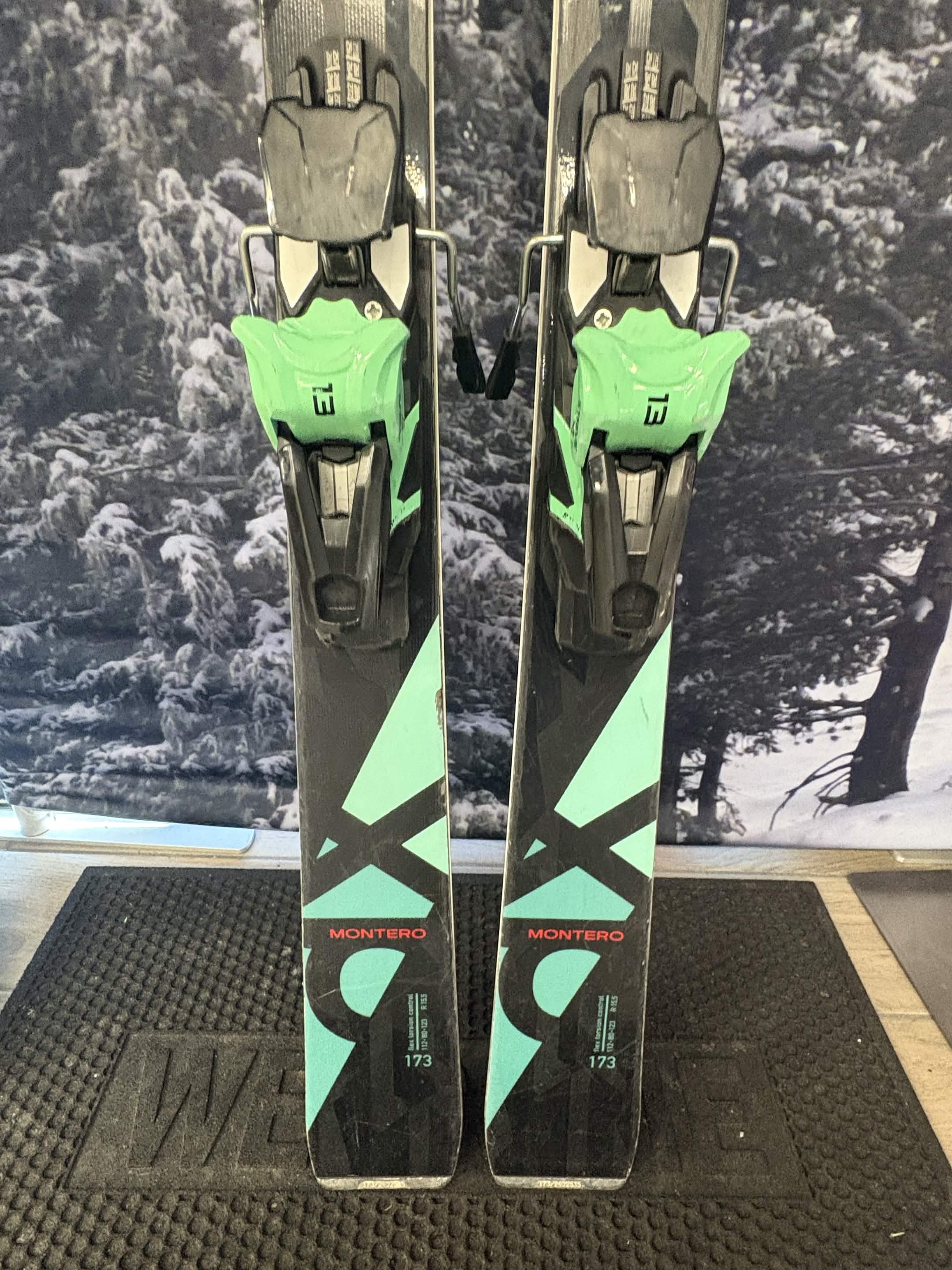 Stockli Montero AX 173cm Skis w/ SALOMON Strive 13 SYS Demo Binding - Used