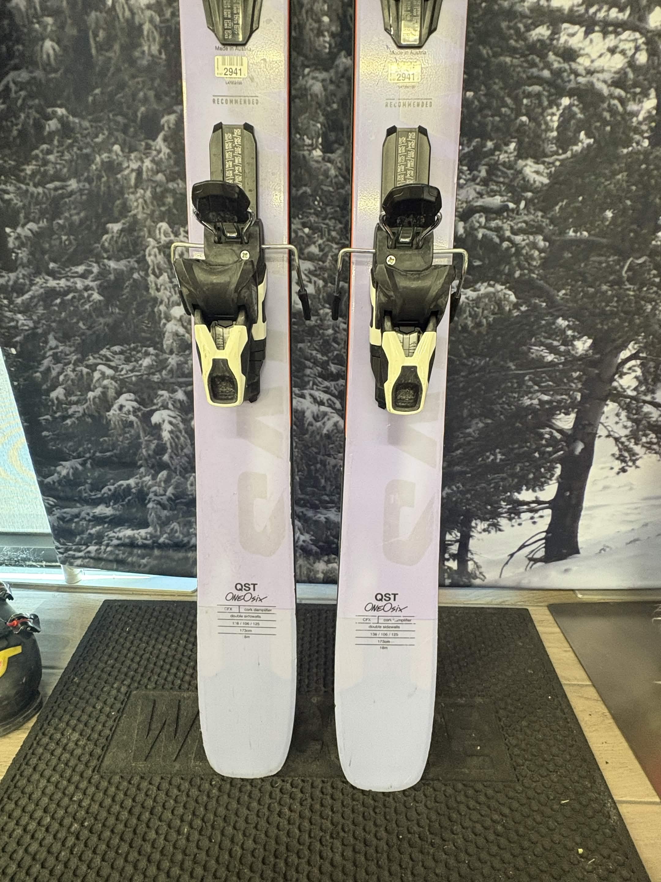 Salomon QST 106 173cm Skis w/ ATOMIC NR Strive 11 GW Demo Binding - Used 2024