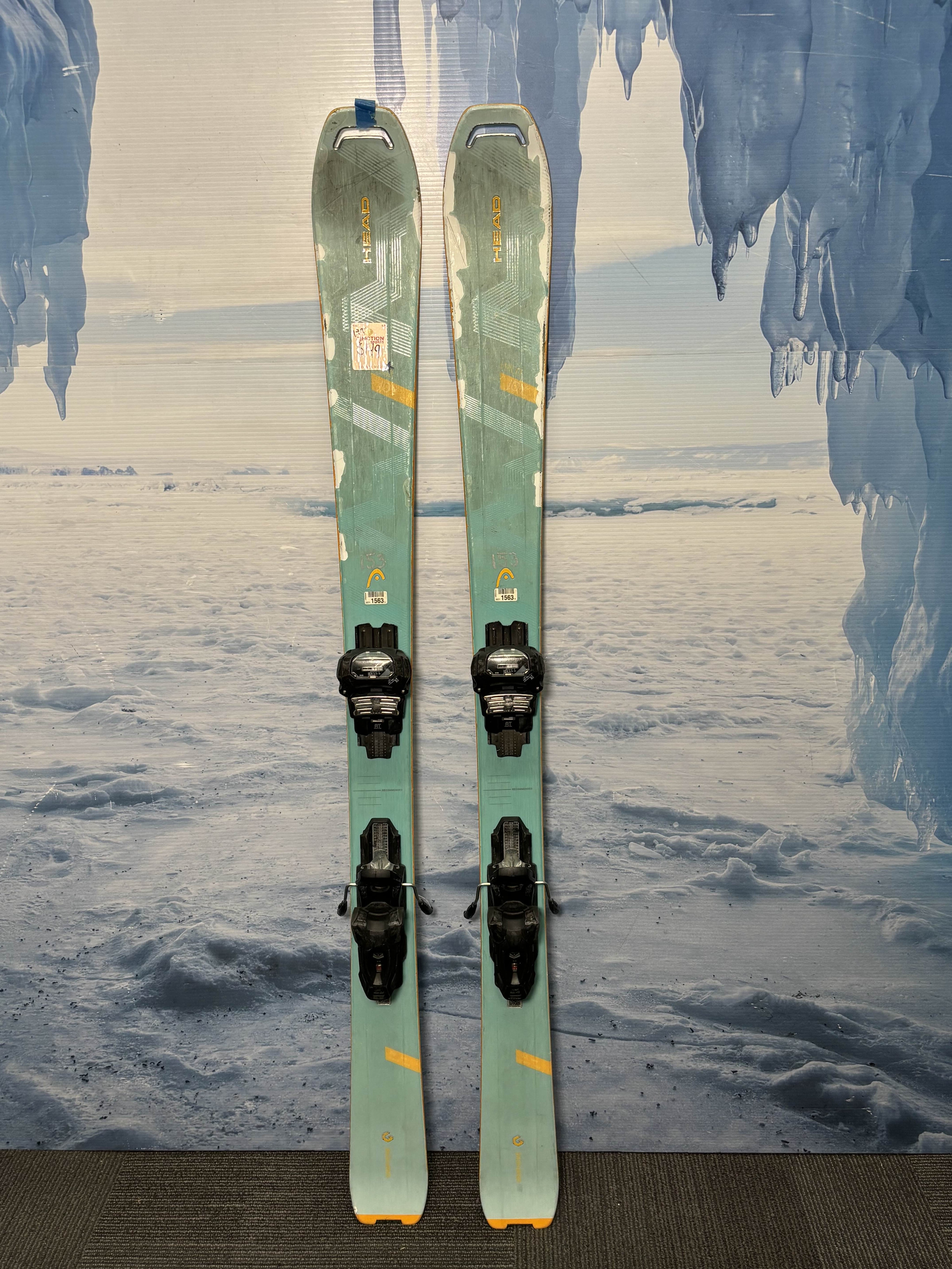 Used Head Wild Joy Ski 153cm w/ Tyrolia Attack 11 Rental Binding