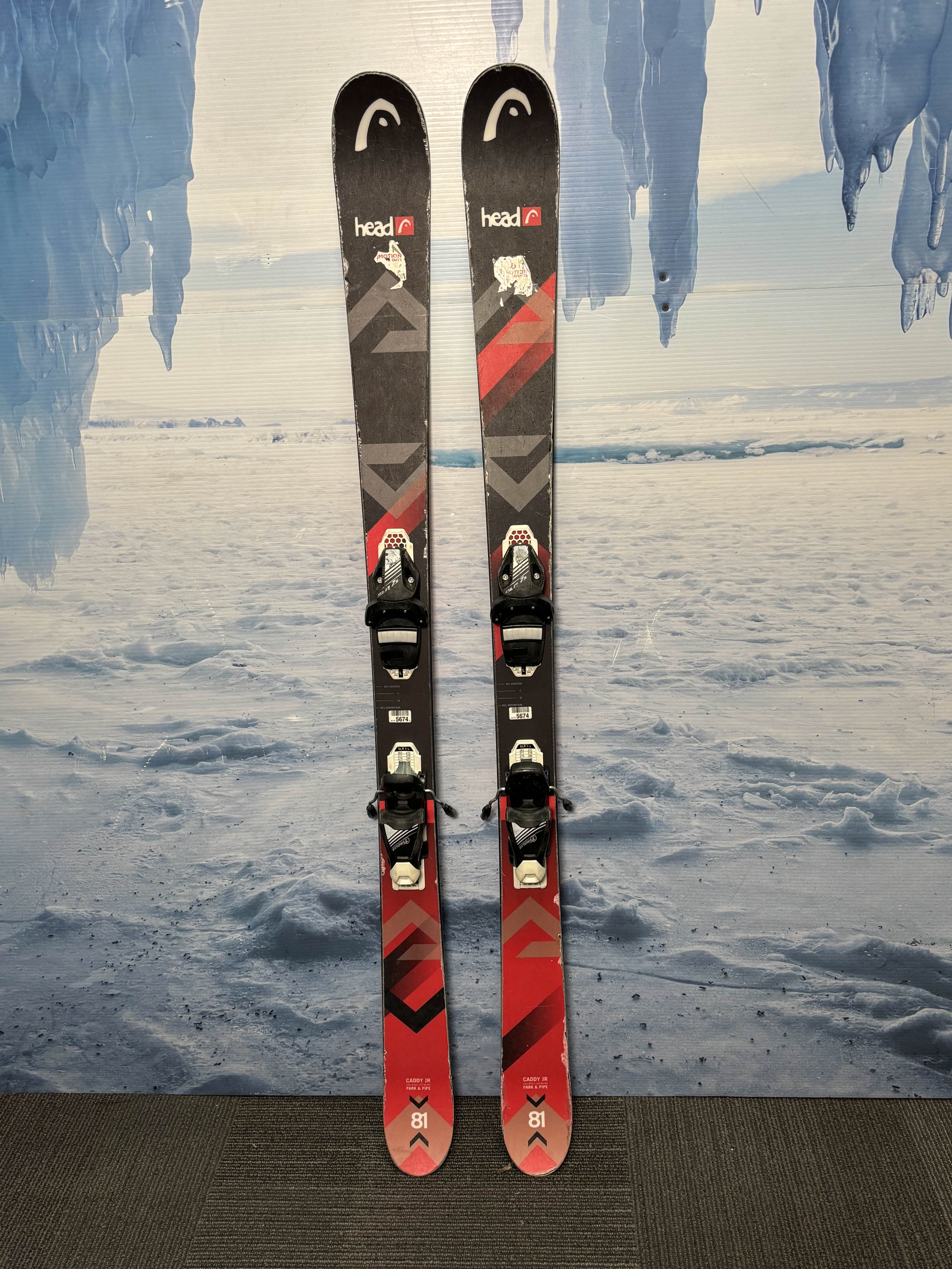 Used Head Caddy Jr 81 Ski 151cm w/ Tyrolia SLR 7.5 Rental Binding