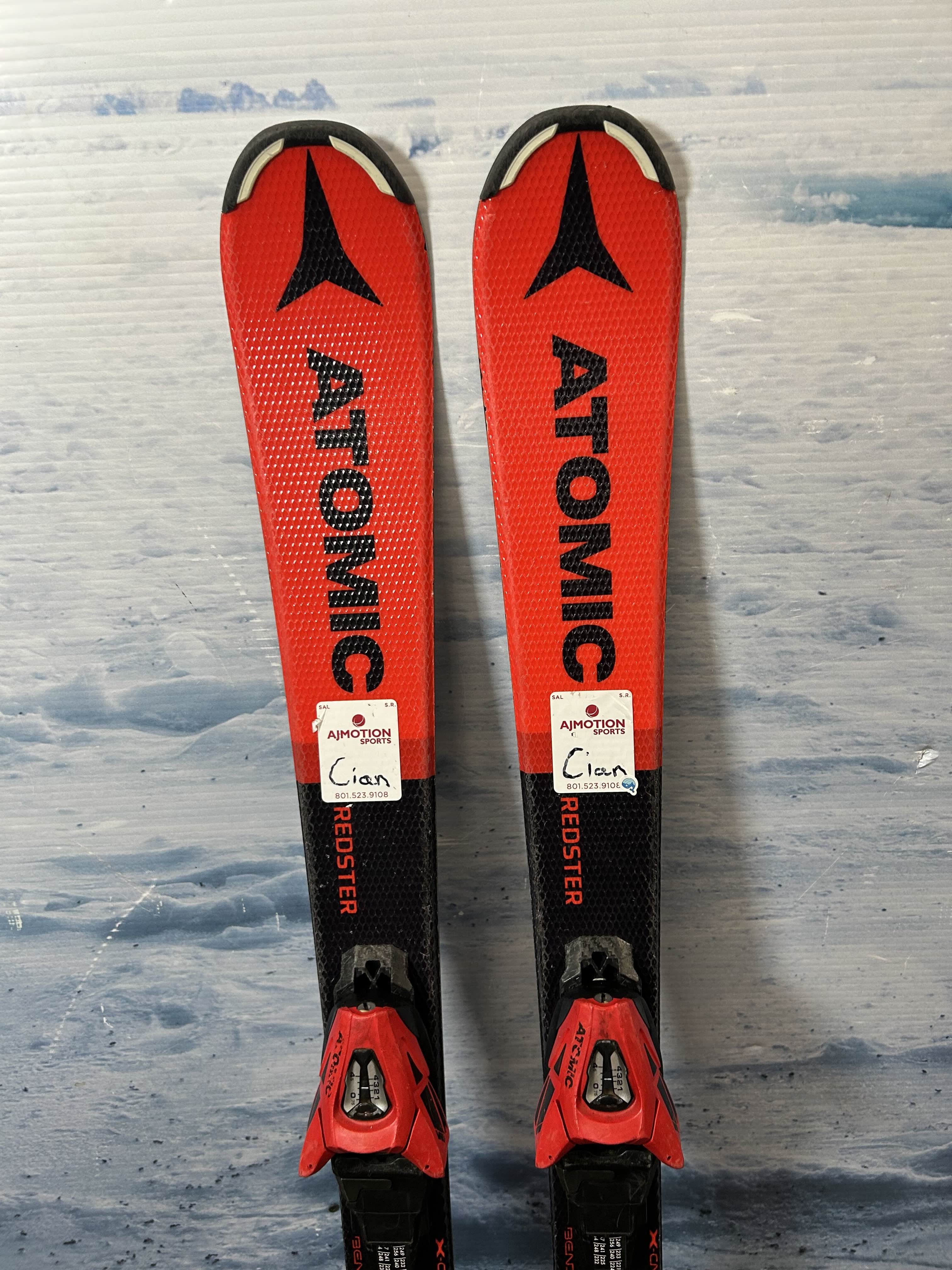 Used Atomic Redster J2 Men's Ski w/ Atomic C-five Gw Demo Bindings - 110CM