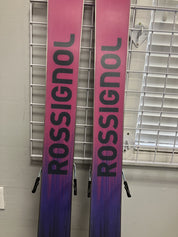 Lightly Used Rossignol Sender Free 100 170cm Skis w/ Atomic Strive 13 Demo Bindings