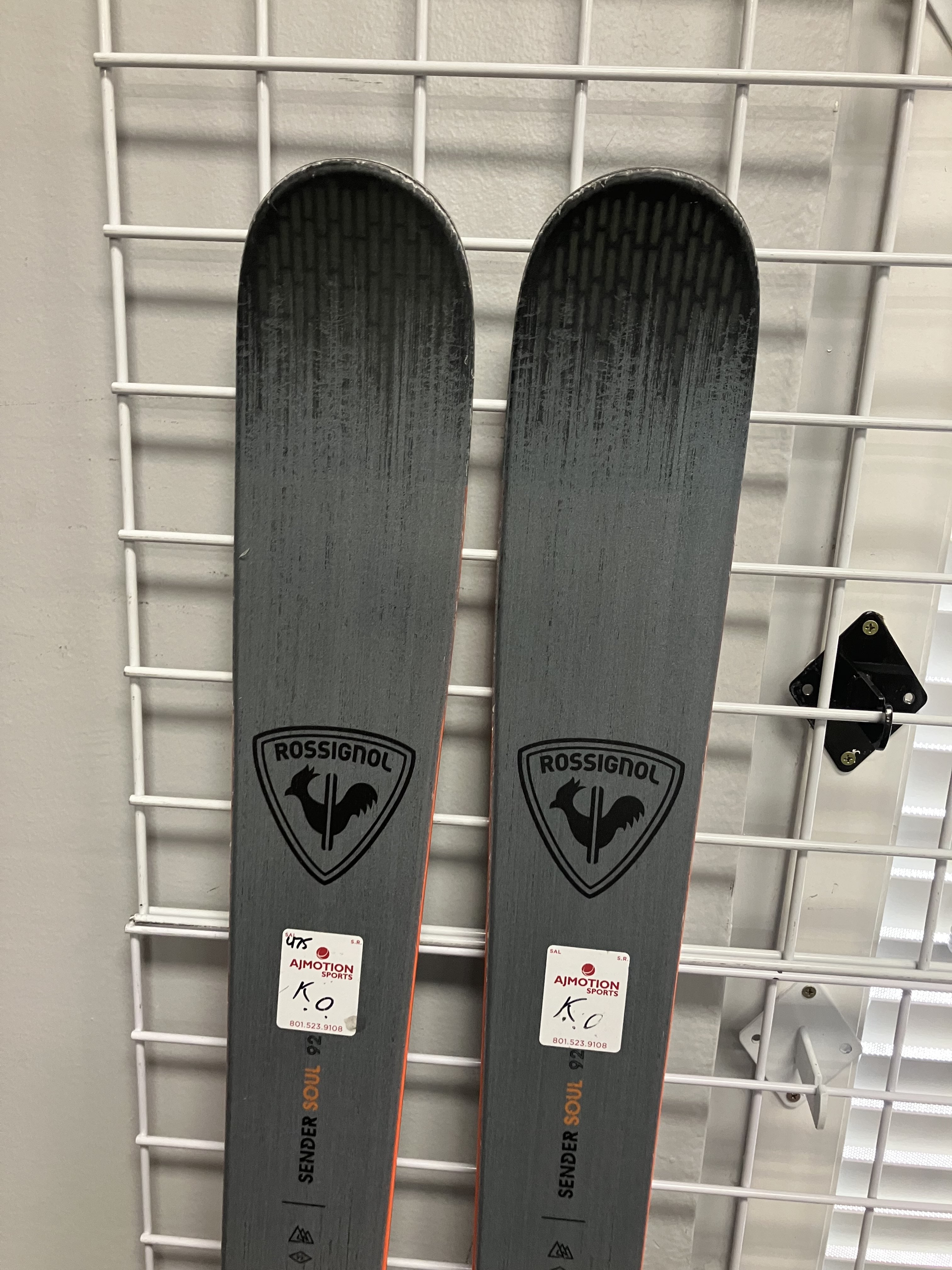Used Rossignol Sender Soul 92 166cm w/ Look Xpress 11 GW Adjustable Bindings