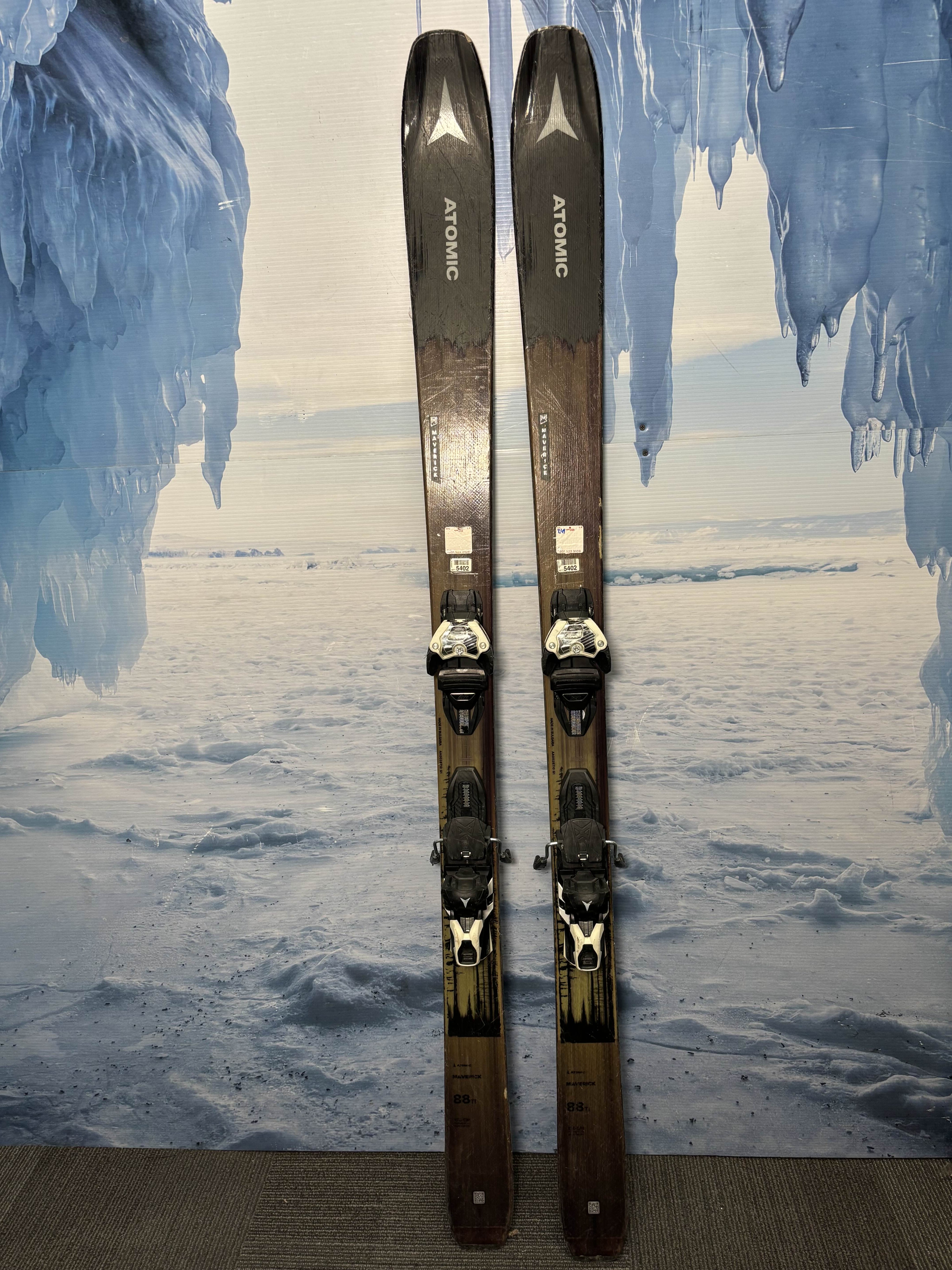 Used Atomic Maverick 88 Ski 170cm w/ Warrden 13 Rental Bindings