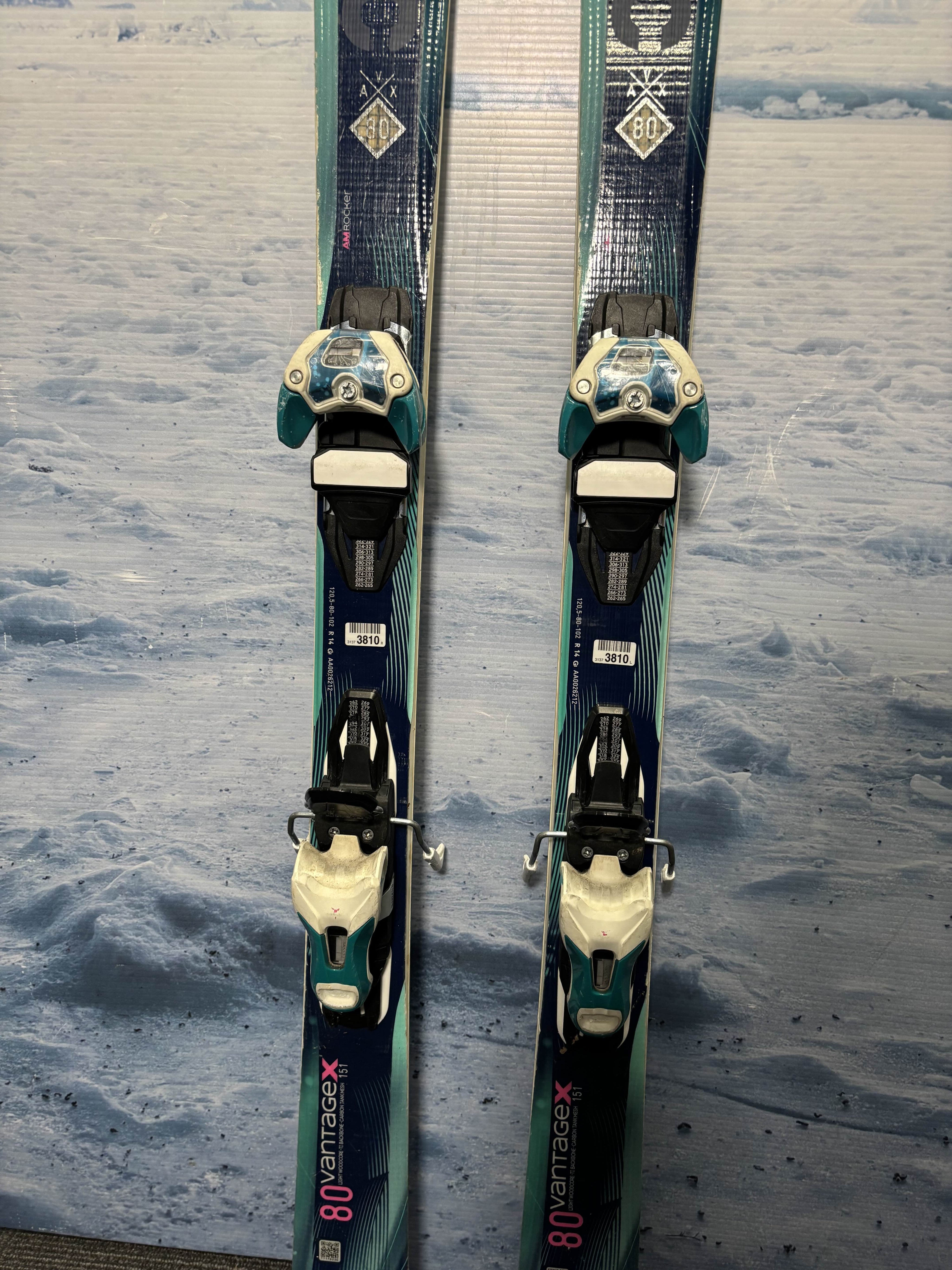 Used Atomic Vantage 80 Ski 151cm w/ Atomic 10 Rental Bindings