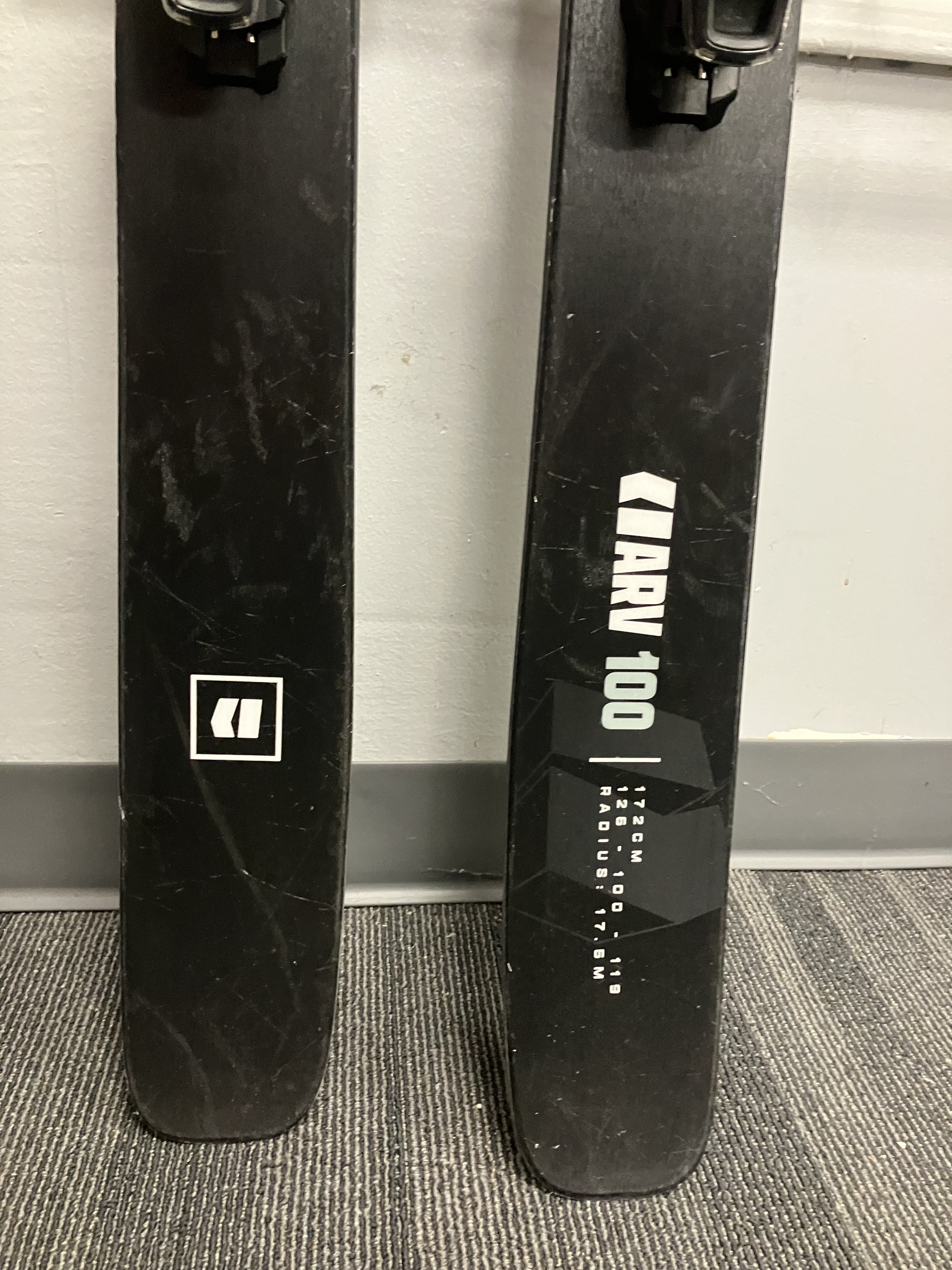 Used Armada Arv 100 172cm Skis w/ Atomic Strive 11 Bindings