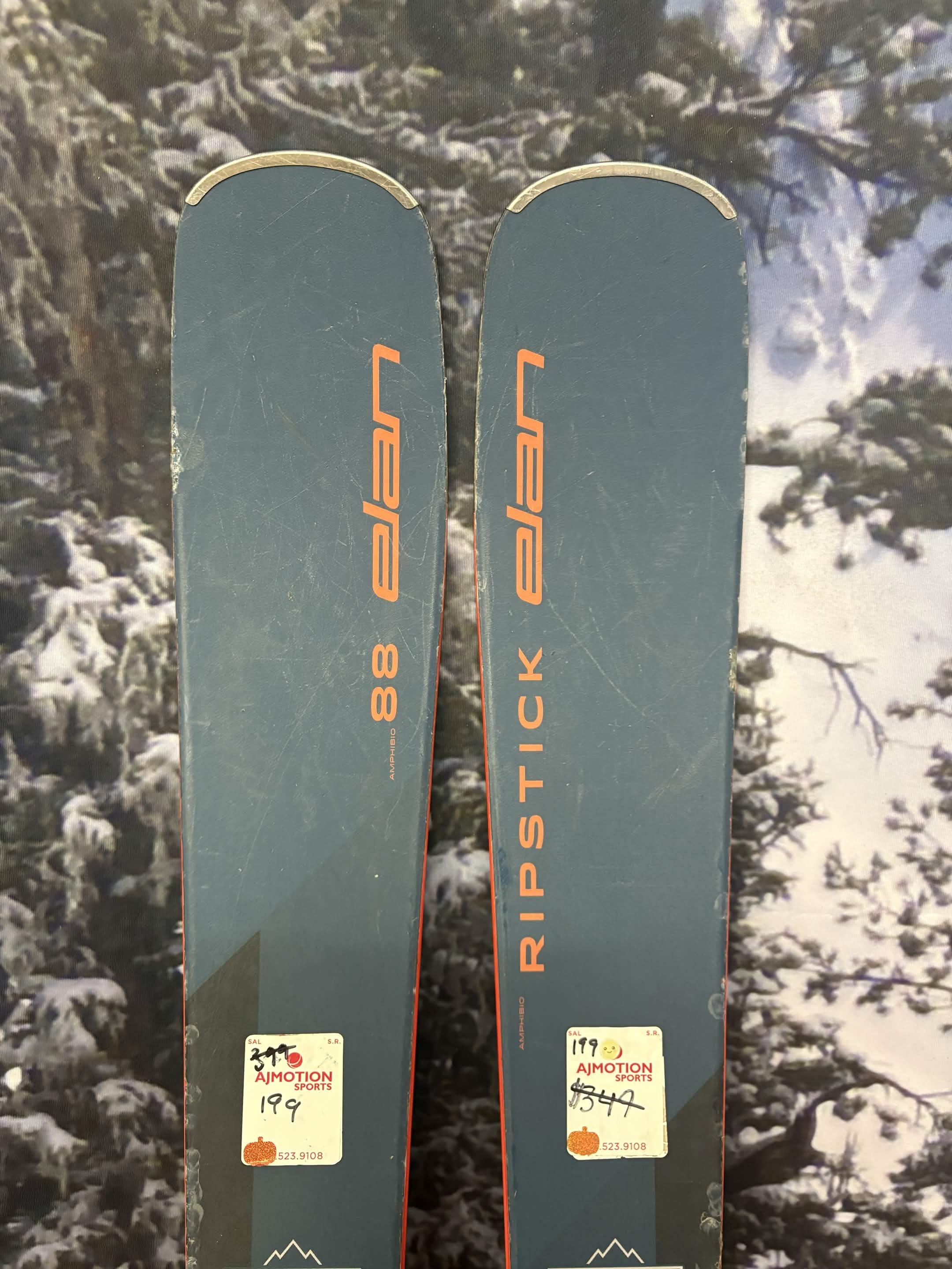 Elan Ripstick 88 R PS 148cm Skis w/ Other ELX 11.0 GW Shift Demo Binding - Used
