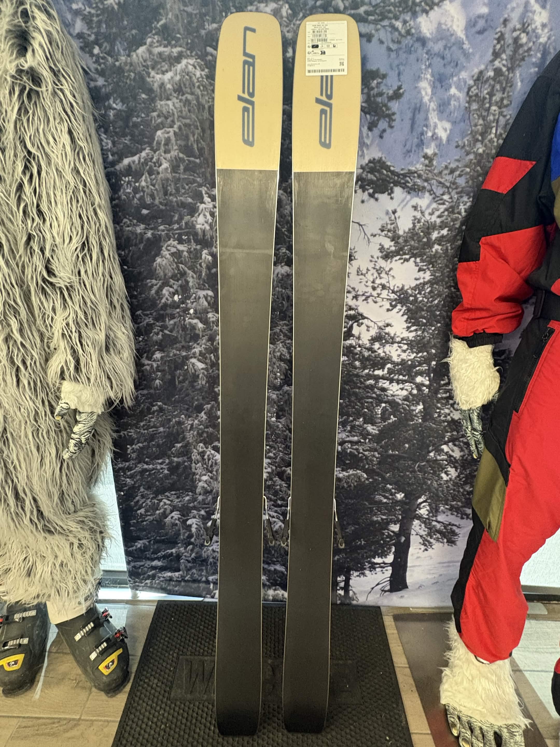 New 2027 Elan Ripstick 102 Black Edition 182cm Skis w/ ATOMIC NR Strive 13 GW ATO Demo Binding