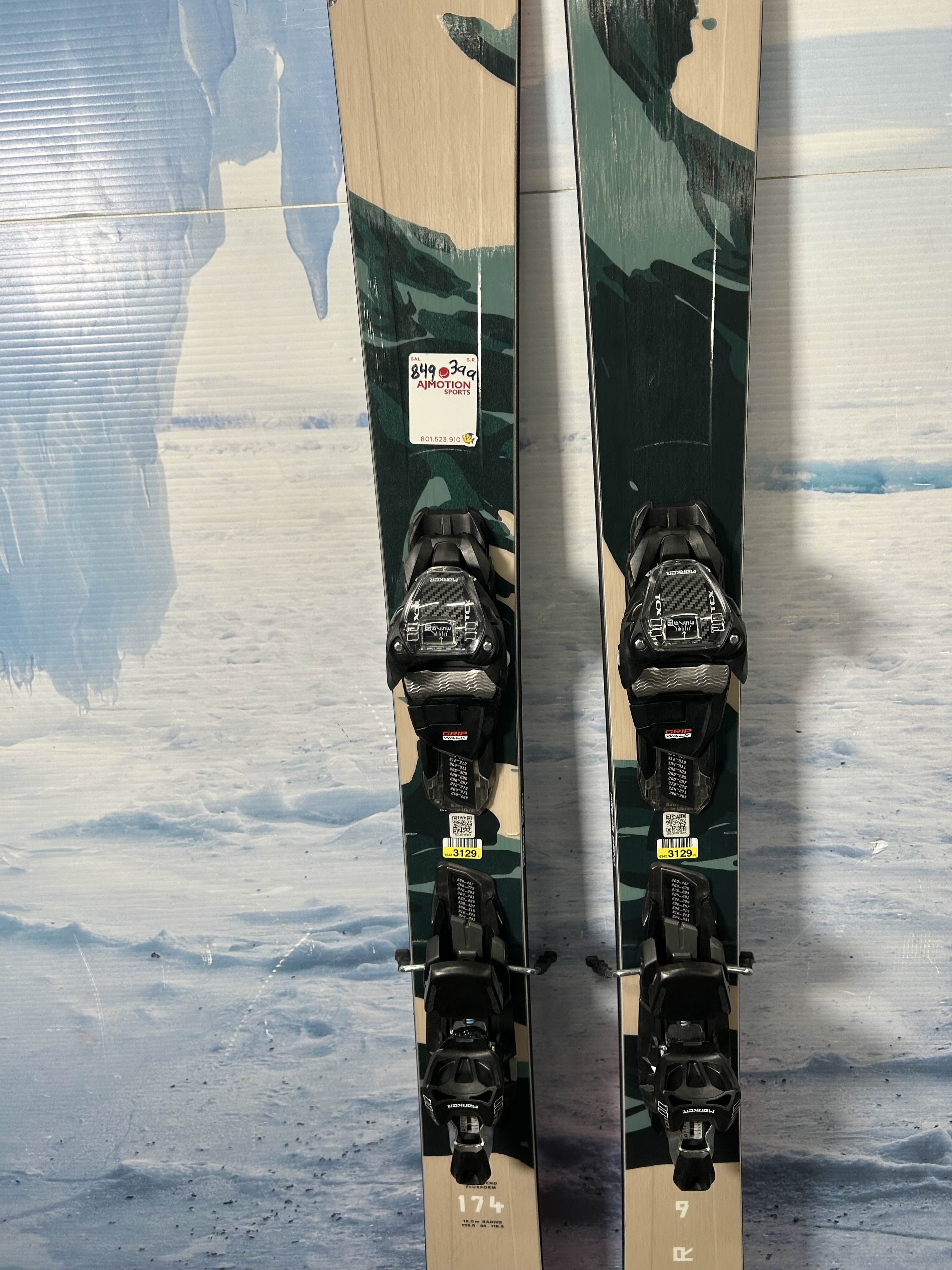 New 2026 Blizzard Rustler 9  Ski w/ Marker Tcx 11 Demo Bindings - 174CM