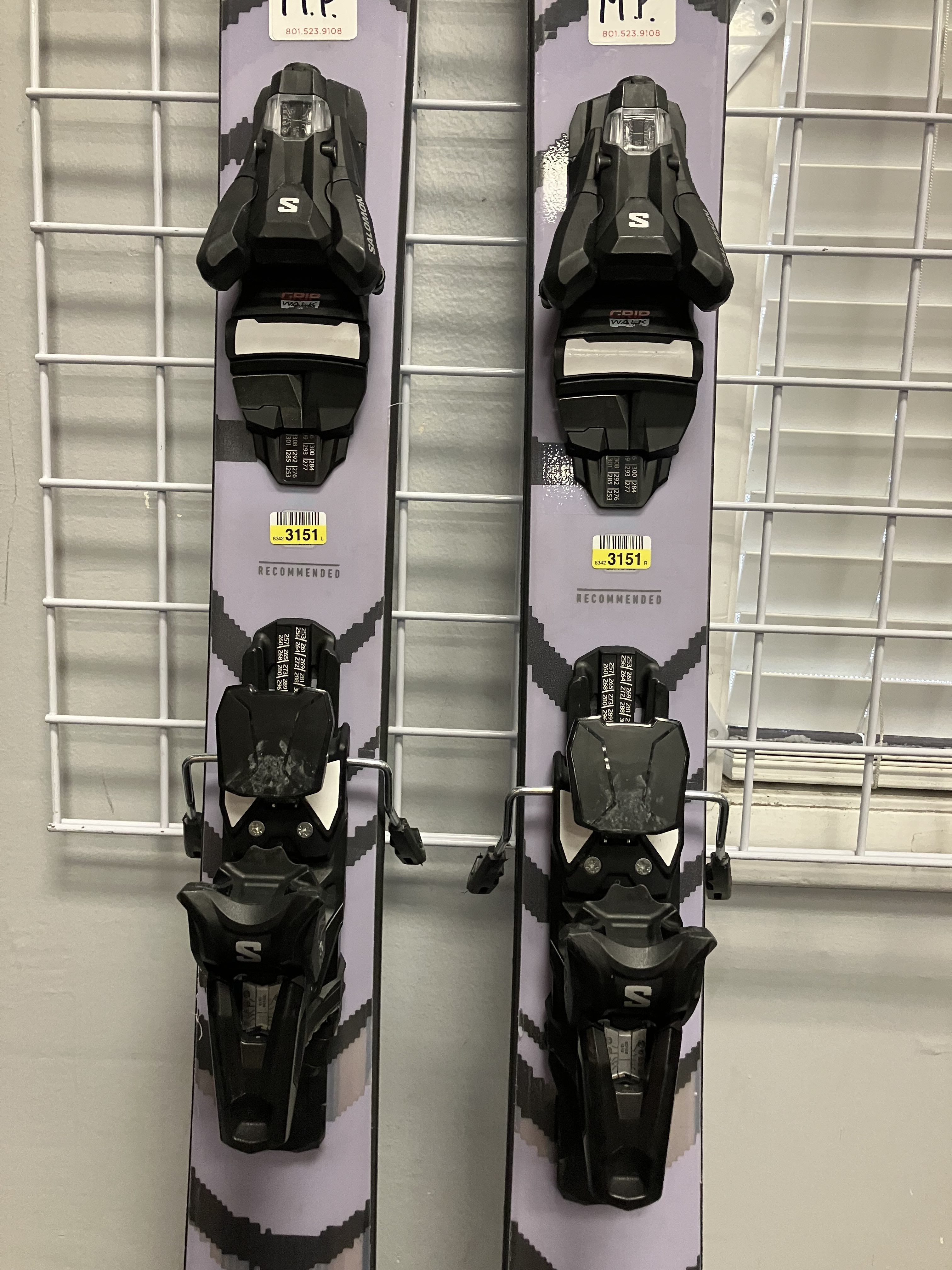 Salomon QST 100 180cm Skis w/ SALOMON Strive 13 GW Binding - Lightly Used (2026)