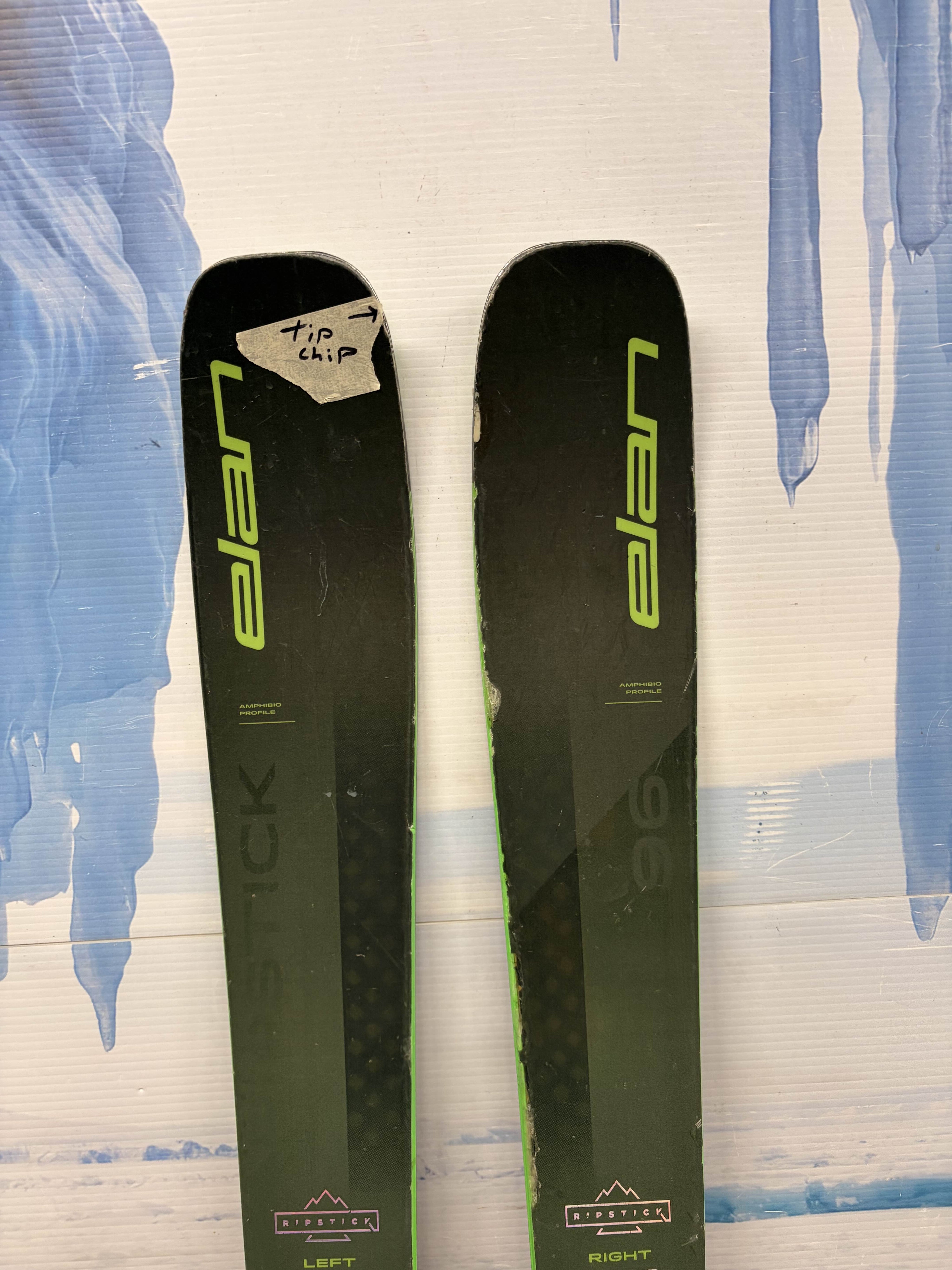 Used Elan Ripstick 96 Ski w/ Tyrolia Attack Demo Bindings - 164CM