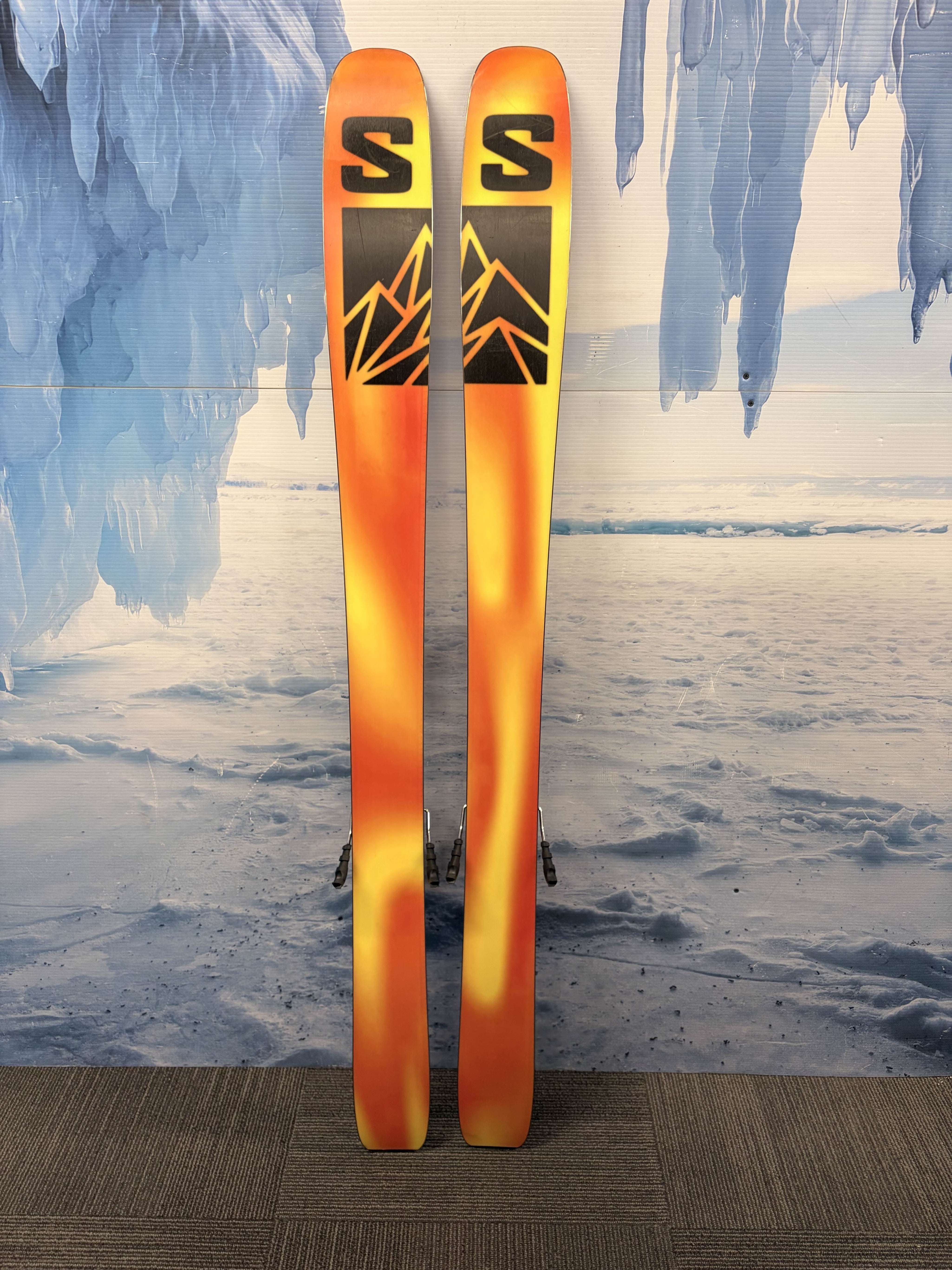 Used Salomon QST OneOsix 165cm w/ Tyrolia Attack 14 Adjustable Bindings