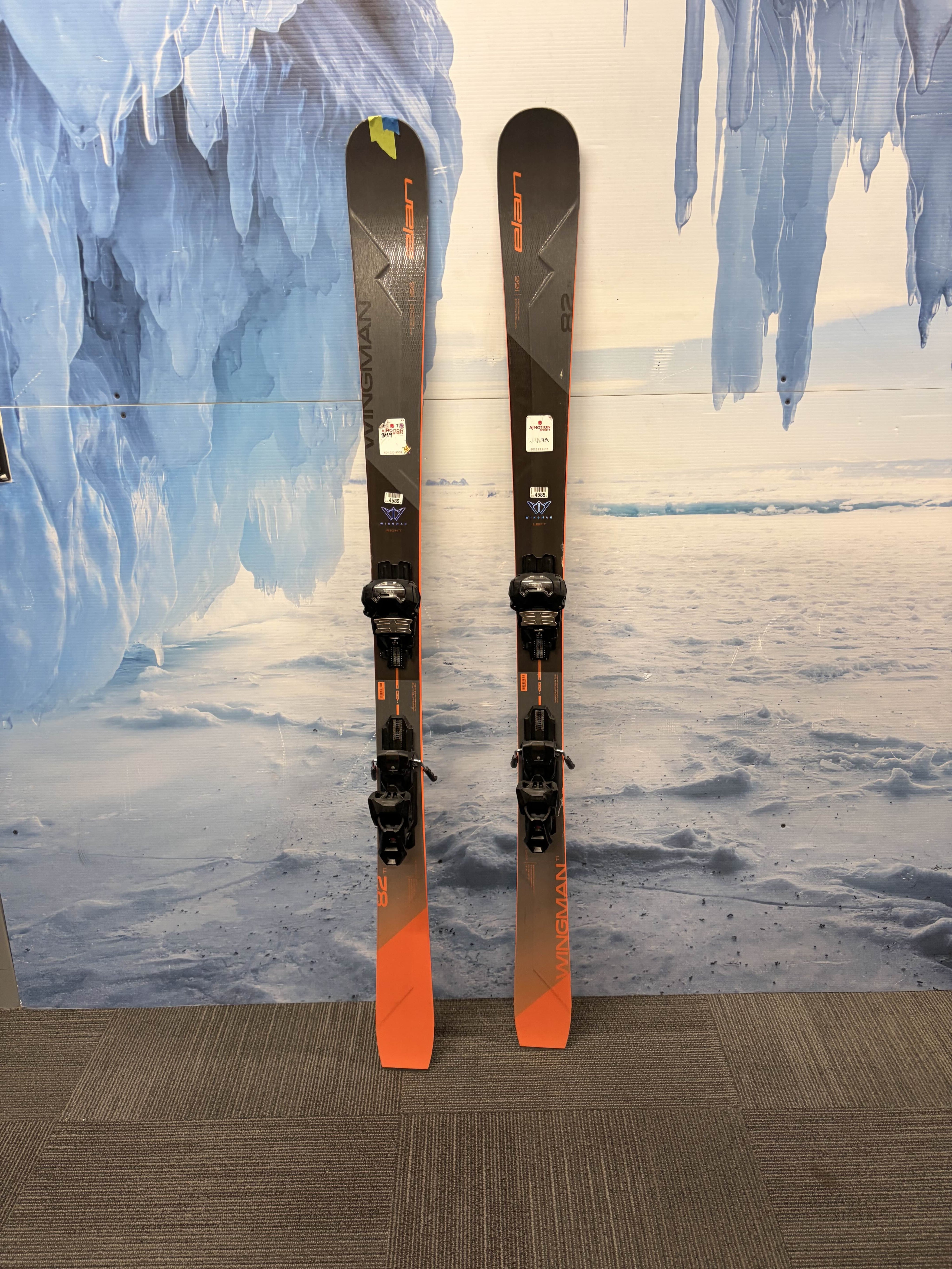 Used 2023 Elan Wingman 82 Ti 166cm W/ Elan Attack 14 Adjustable bindings