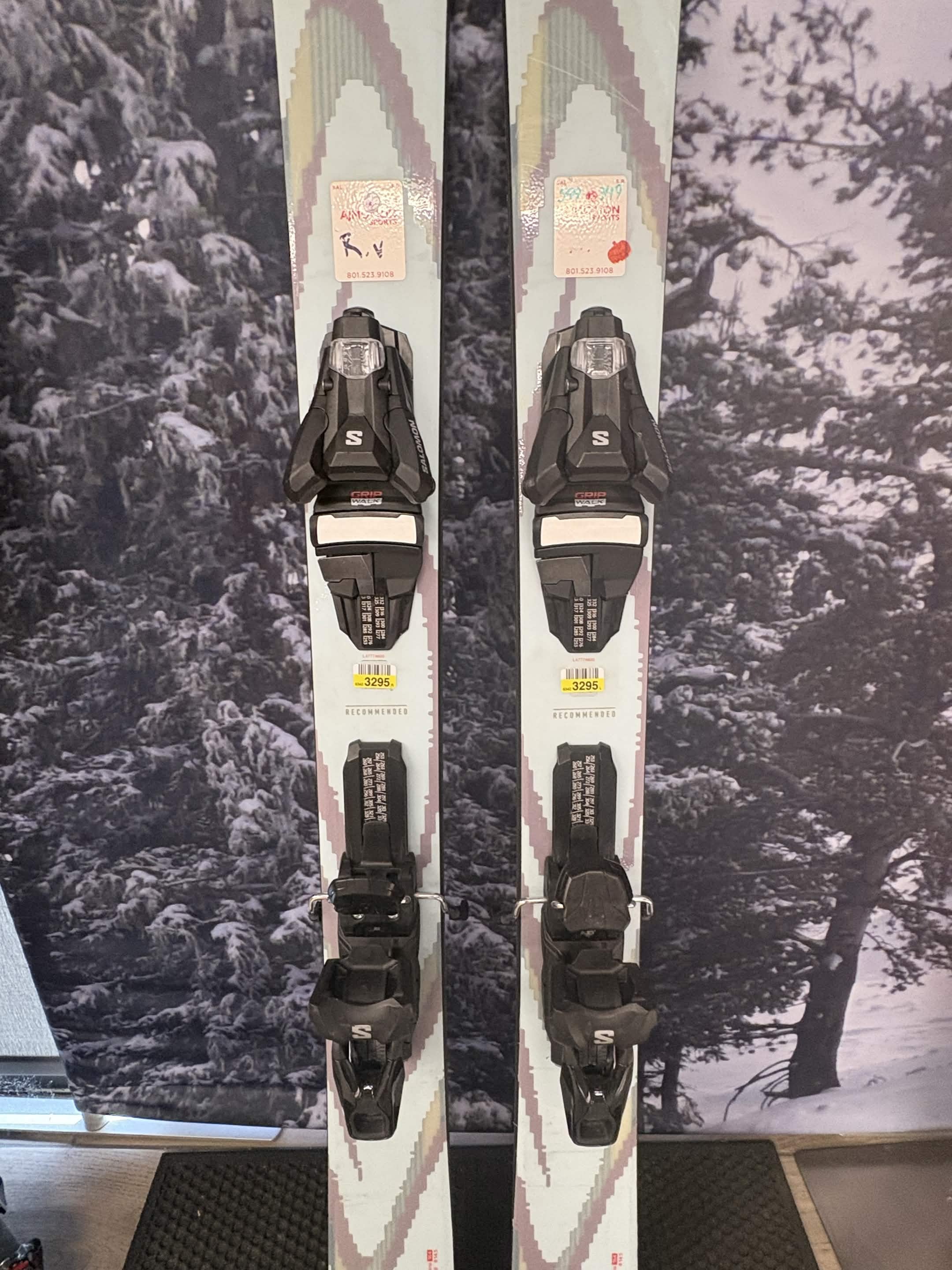 Salomon QST 94 164cm Skis w/ SALOMON NR Strive 11 GW  Binding- Lightly used 2026