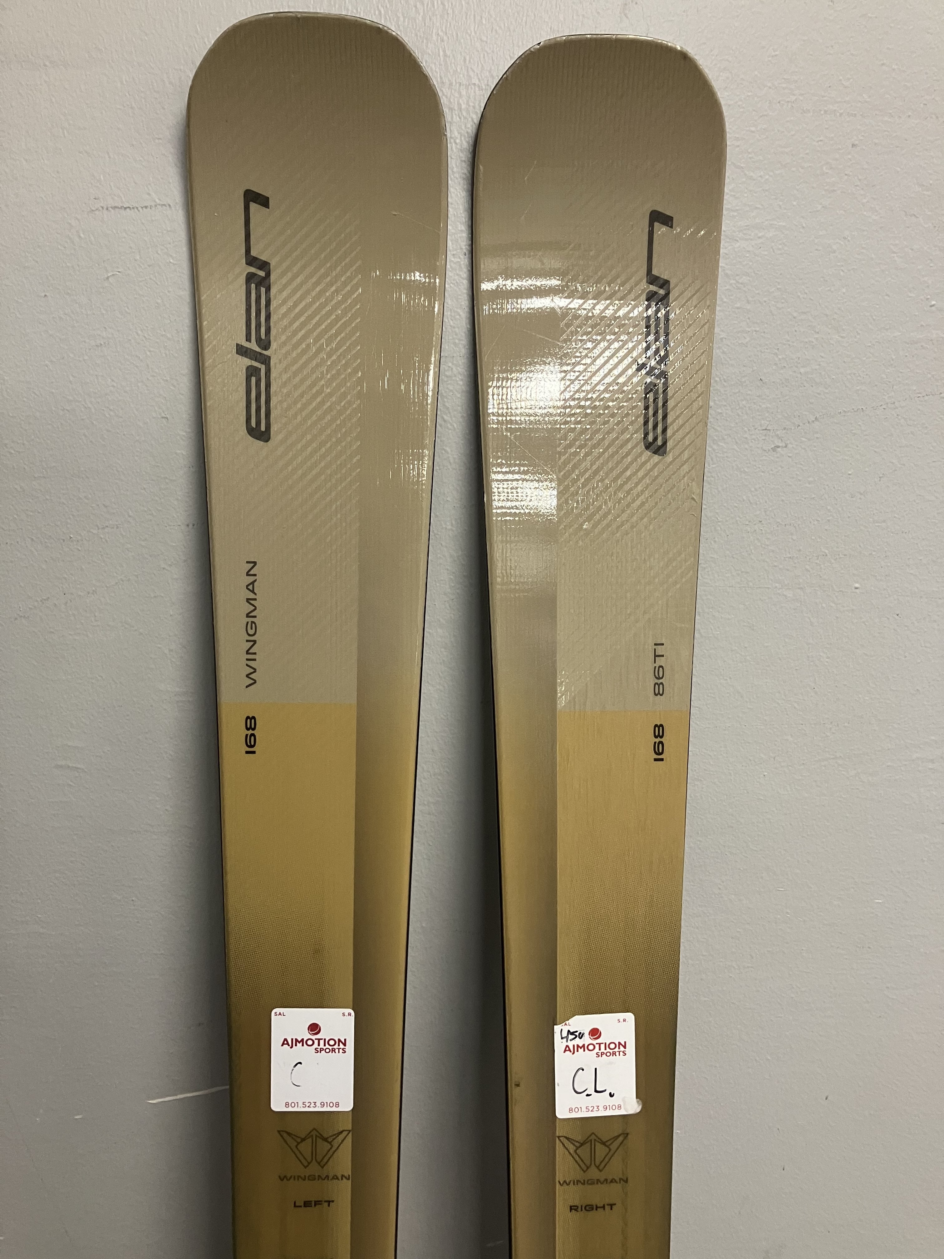Elan Wingman 86 Ti 168cm W/ Salomon Strive 11 GW Bindings- Lightly Used 2026