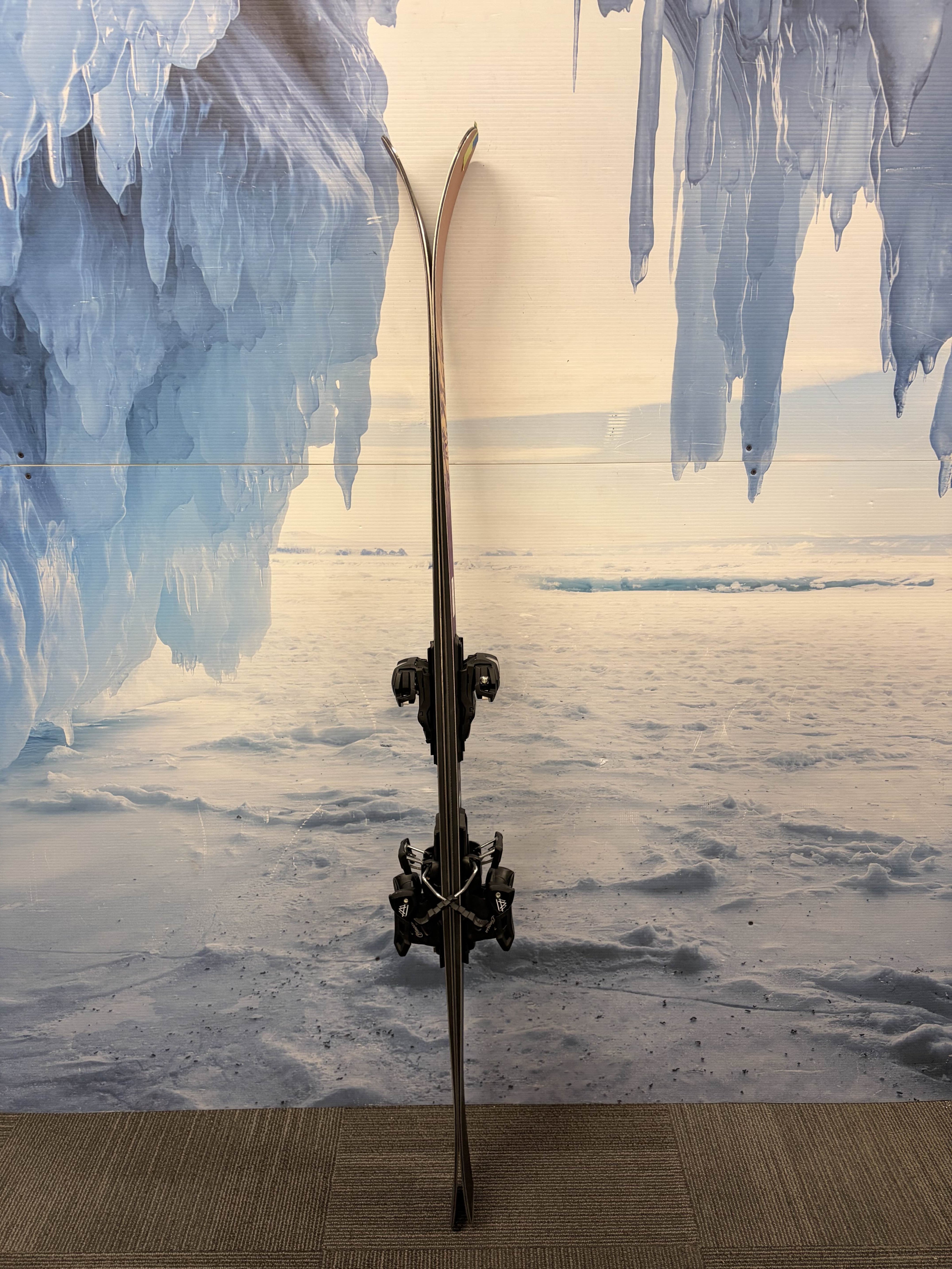 Lightly Used Salomon Stance 94 Ski 168cm w/ Tyrolia Attack 11 Rental Binding