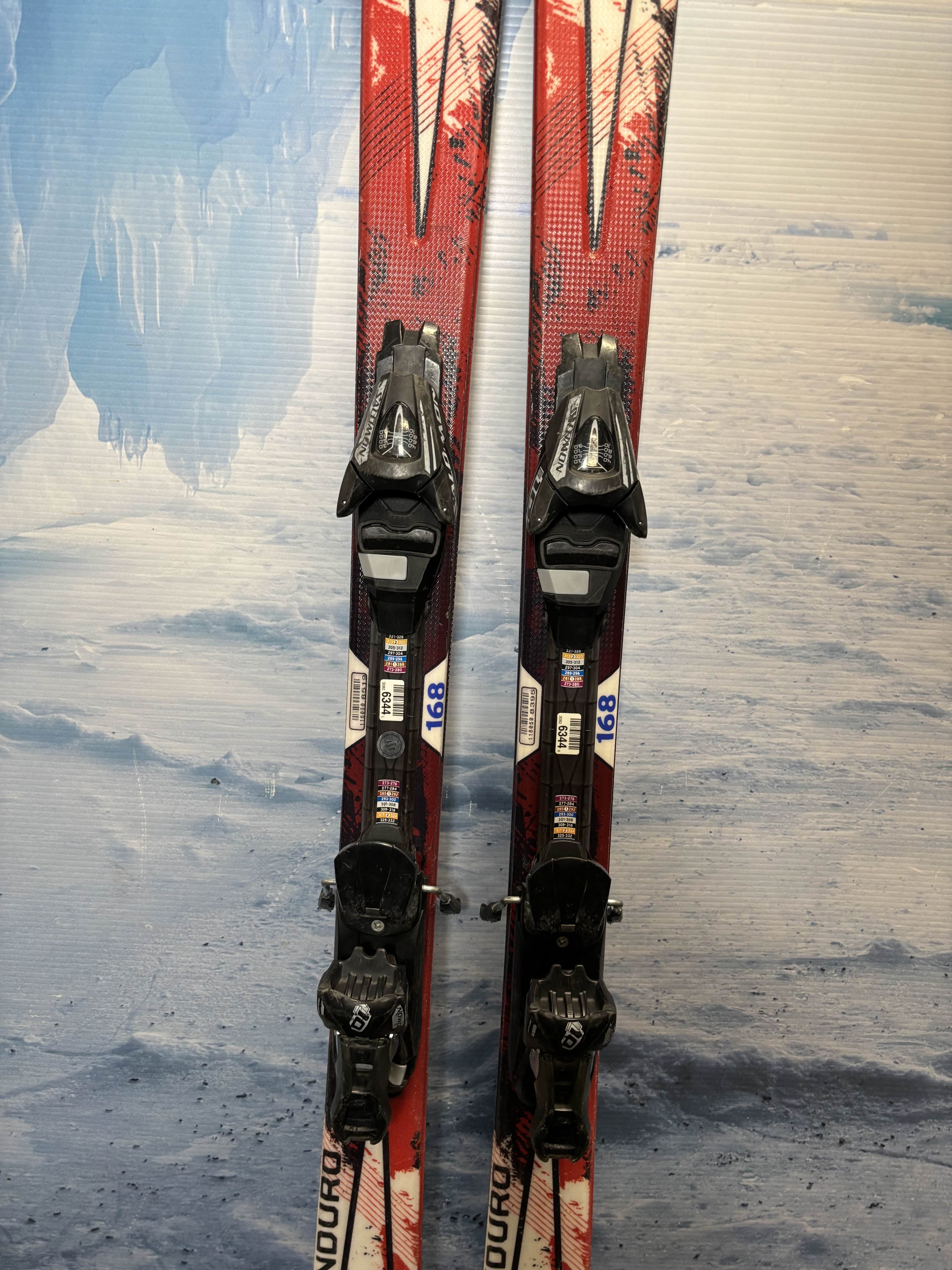 Used Salomon Enouro LXR 75 Ski 168cm w/ Salomon 10 Rental Binding