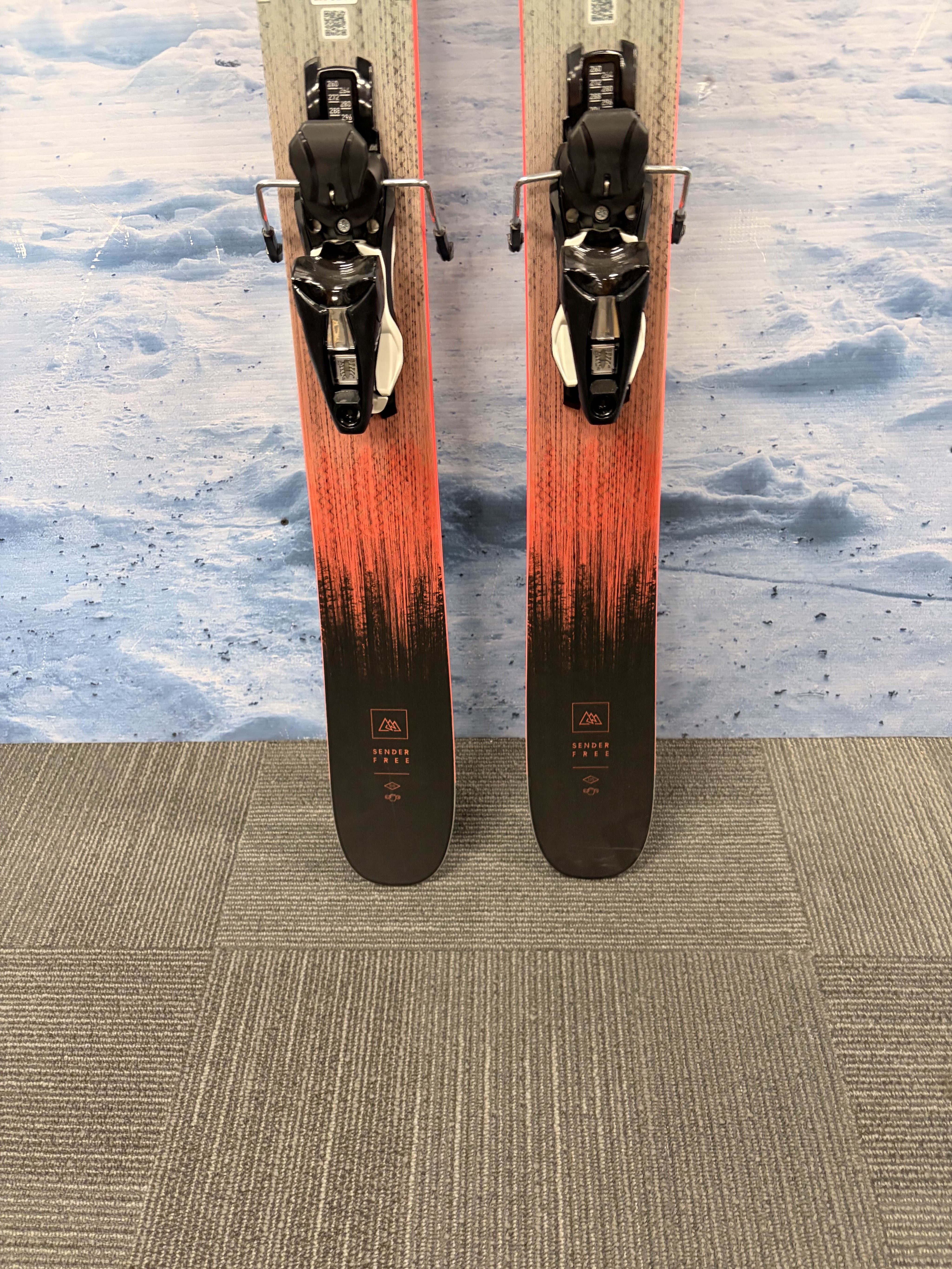 Used 2025 Rossignol Sender Free 110 Ski w/ Look Express 12 Demo Bindings - 168CM