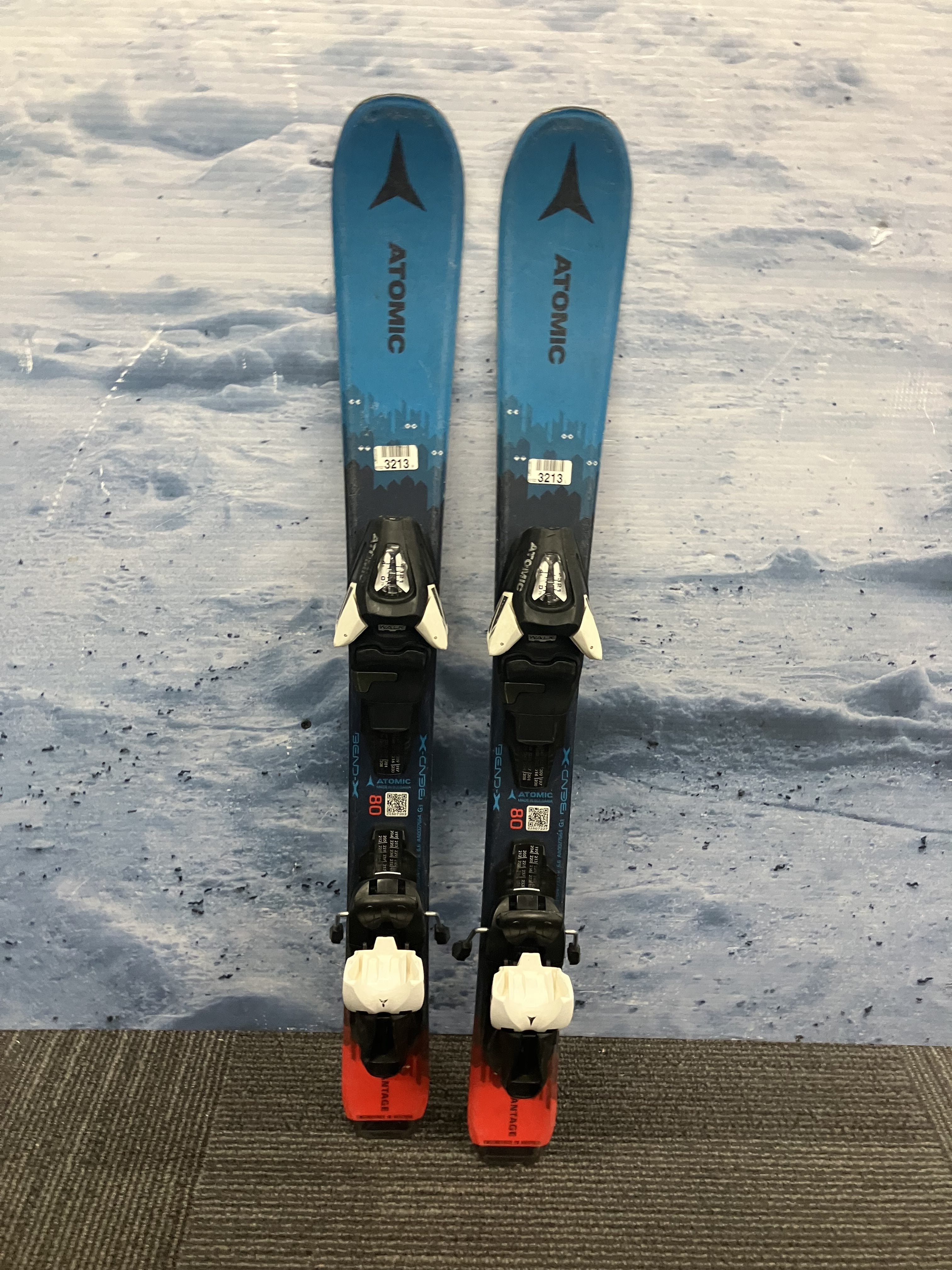 Atomic Vantage Jr +C5 GW 80cm Skis w/ ATOMIC C5 GW Demo Binding - Used