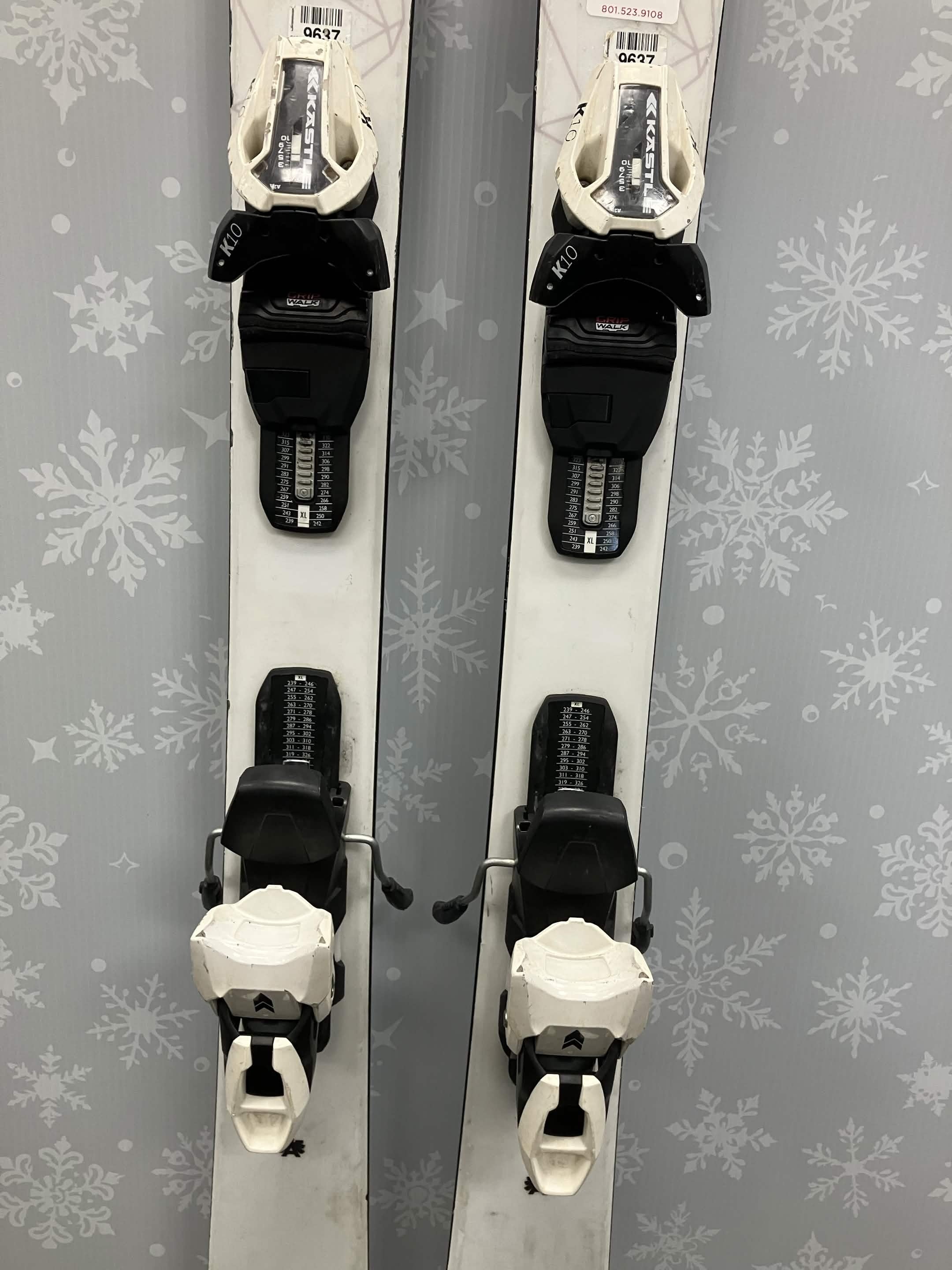 Kastle Marble 84 Prem 148cm Skis w/ Other K10 SLR GW SYS Demo Binding - Used