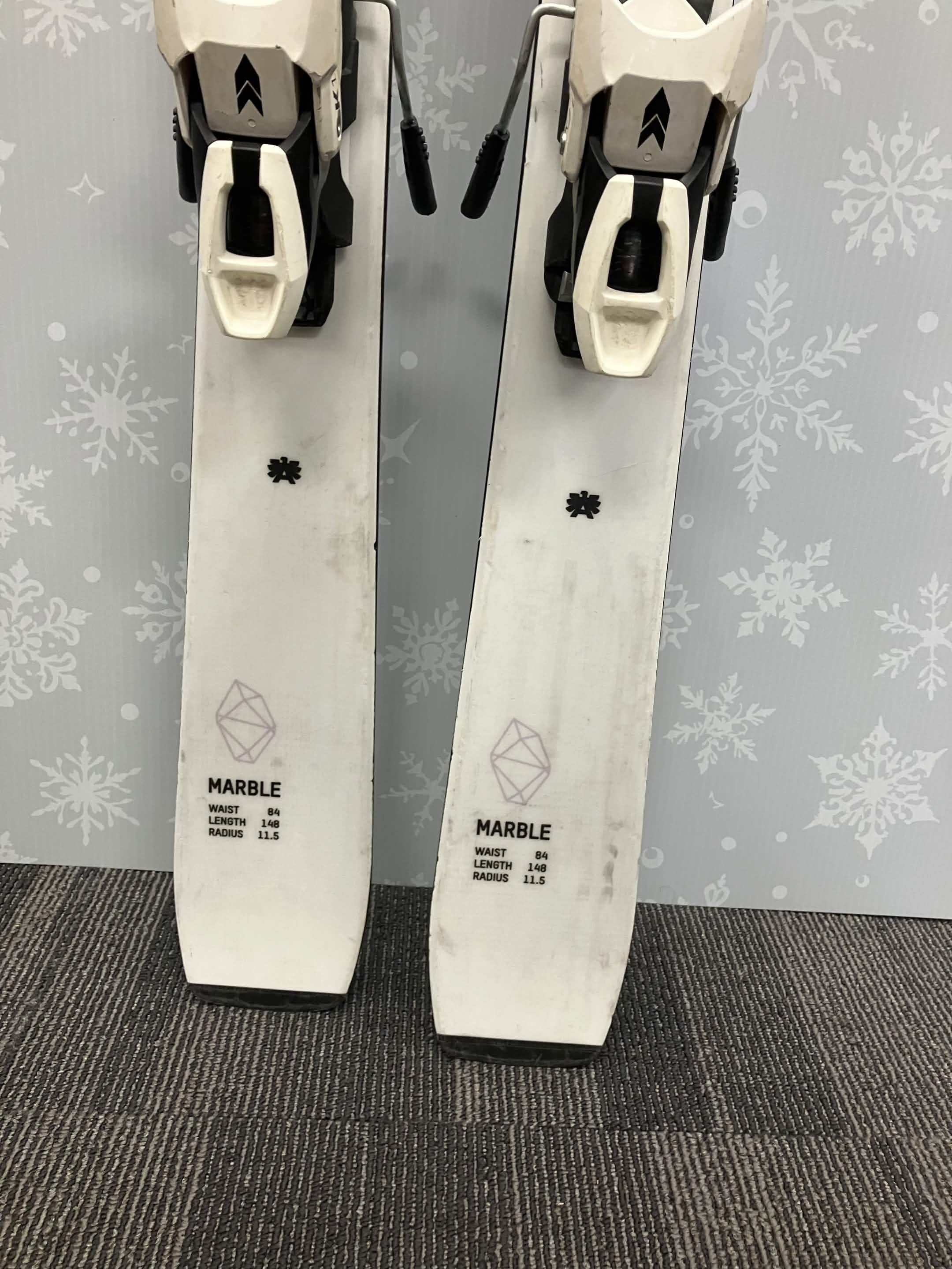 Kastle Marble 84 Prem 148cm Skis w/ Other K10 SLR GW SYS Demo Binding - Used