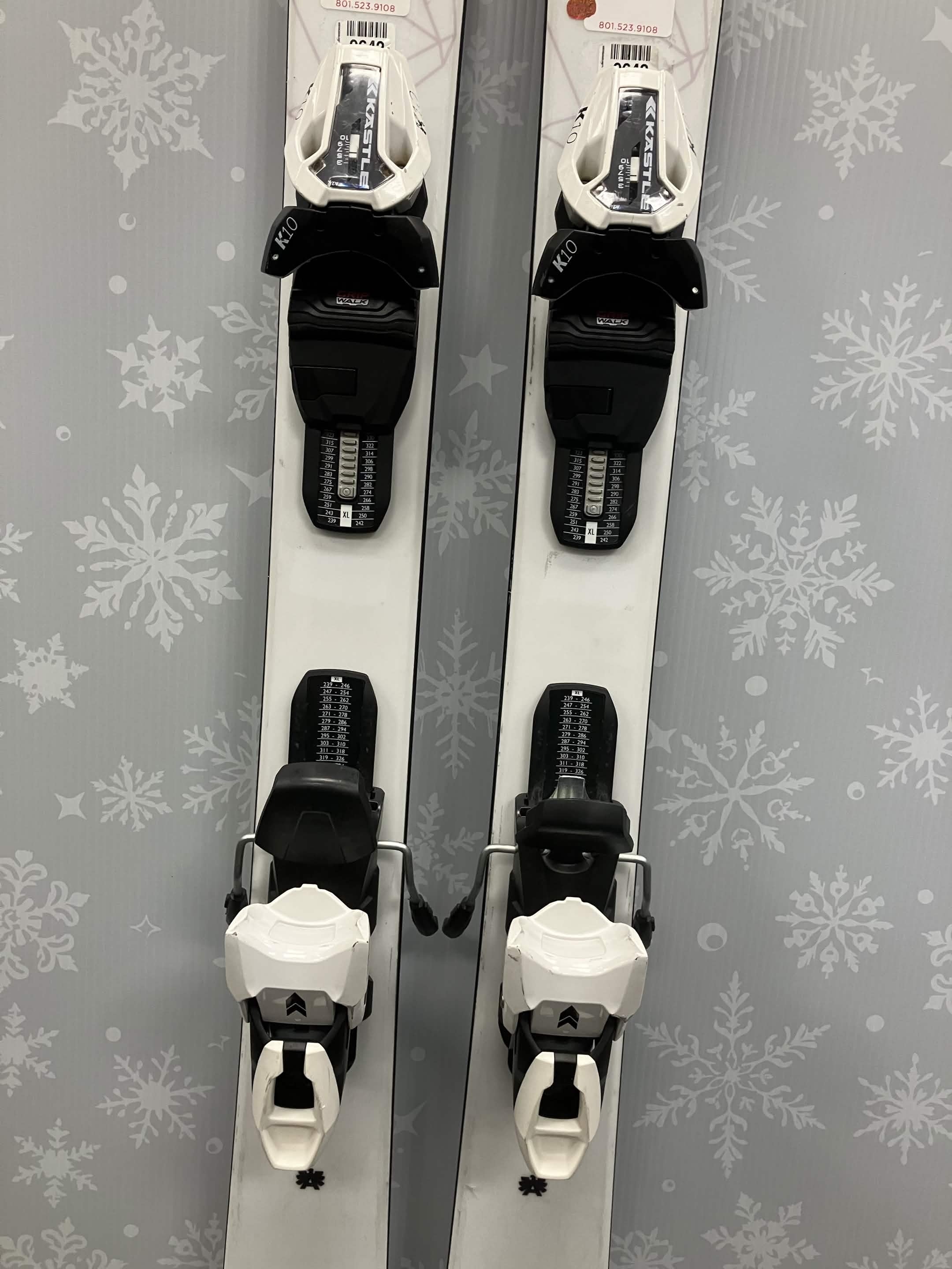 Kastle Marble 84 Prem 154cm Skis w/ Other K10 SLR GW SYS Demo Binding - Used