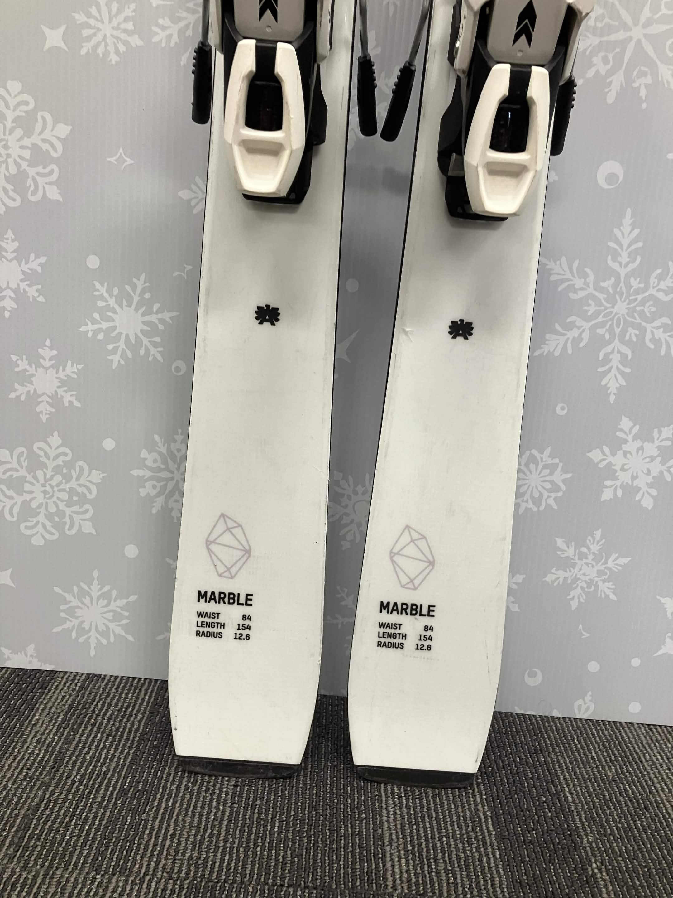 Kastle Marble 84 Prem 154cm Skis w/ Other K10 SLR GW SYS Demo Binding - Used
