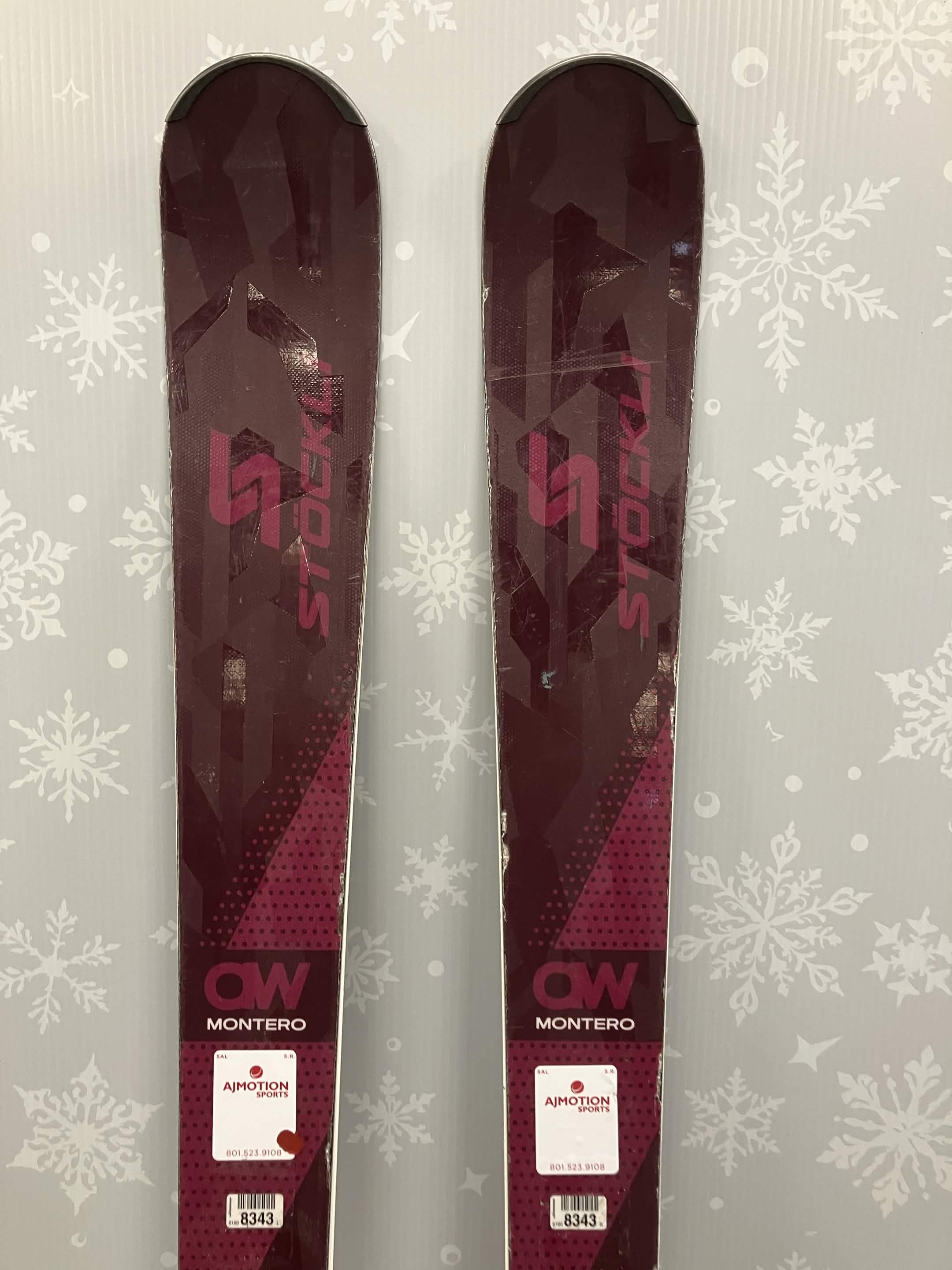 Stockli Montero AW 158cm Skis w/ SKITRAB Strive 11D SYS Demo Binding - Used
