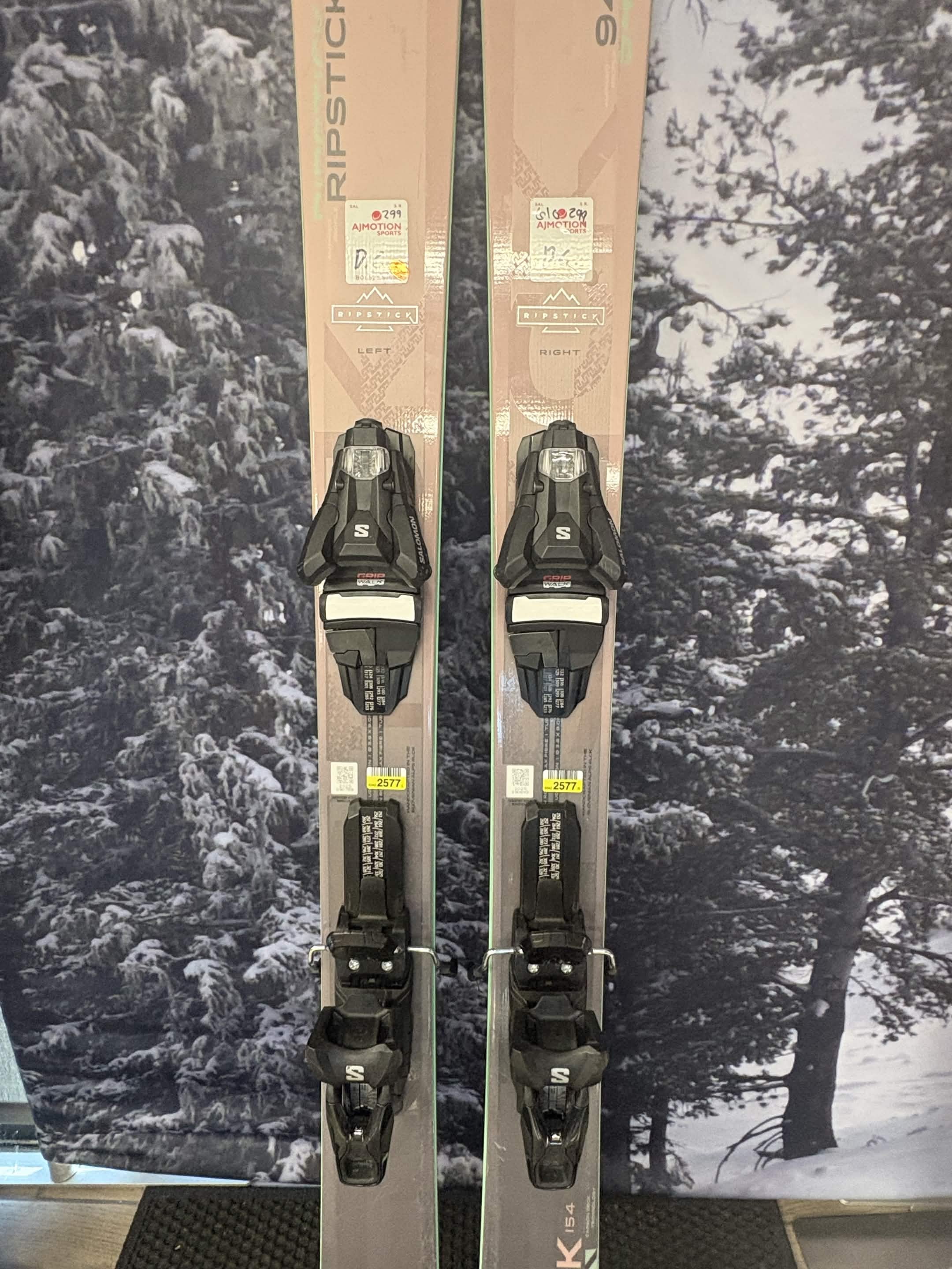 Elan Ripstick 94W 154cm Skis w/ SALOMON NR Strive 11 GW Demo Binding - Used (2026)