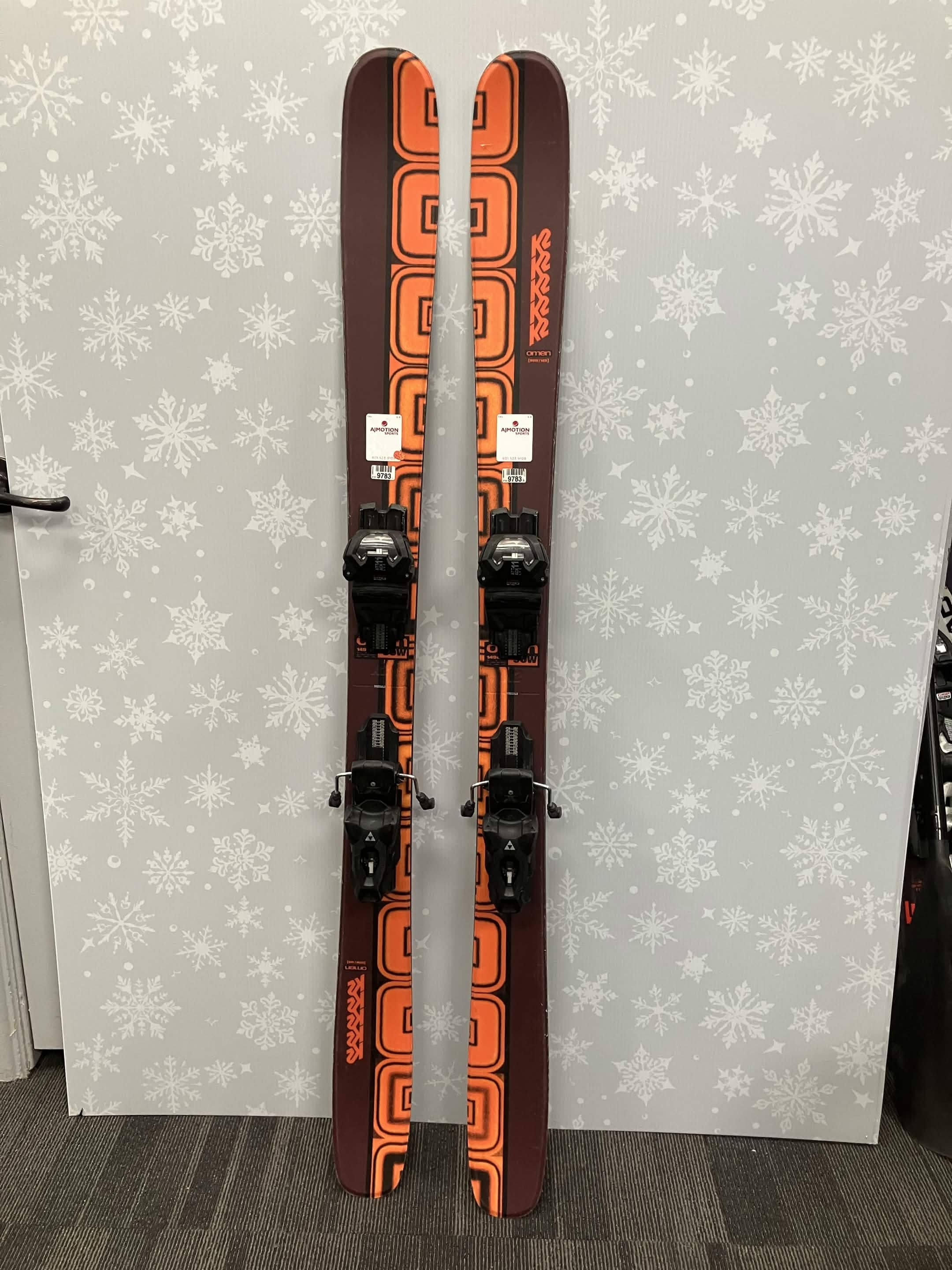 K2 Omen 90W 149cm Skis w/ FISCHER Attack 11 LYT Demo Binding - Used
