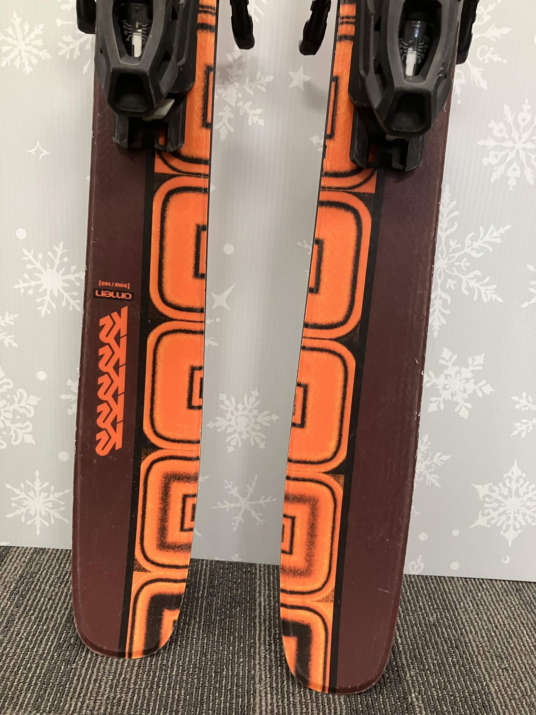K2 Omen 90W 149cm Skis w/ FISCHER Attack 11 LYT Demo Binding - Used