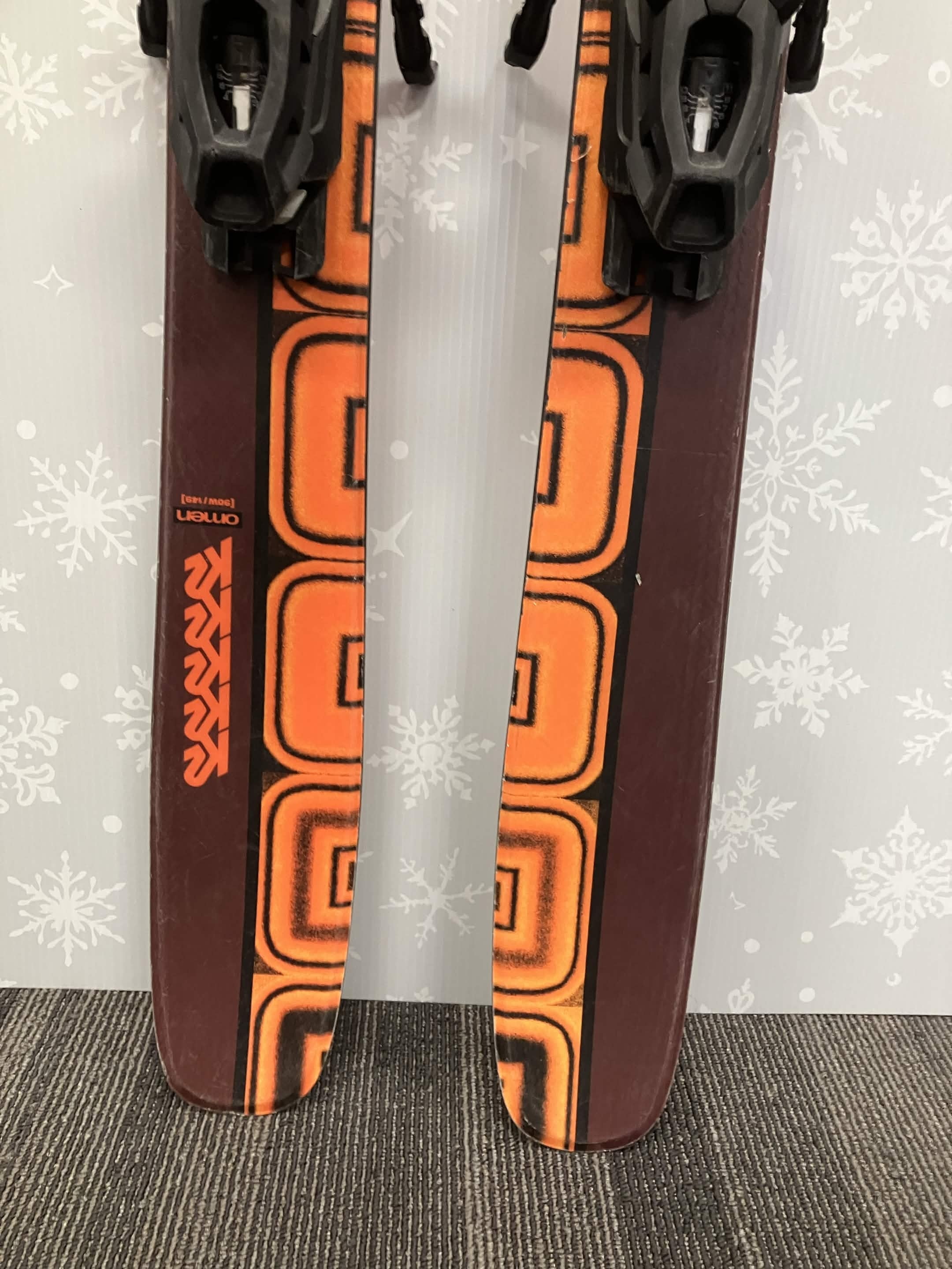 K2 Omen 90W 149cm Skis w/ FISCHER Attack 11 LYT Demo Binding - Used