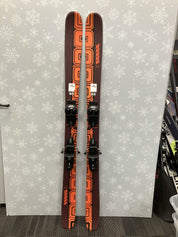 K2 Omen 90W 159cm Skis w/ FISCHER Attack 11 LYT Demo Binding - Used