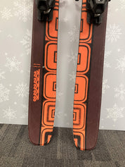 K2 Omen 90W 159cm Skis w/ FISCHER Attack 11 LYT Demo Binding - Used