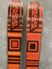 K2 Omen 90W 159cm Skis w/ FISCHER Attack 11 LYT Demo Binding - Used