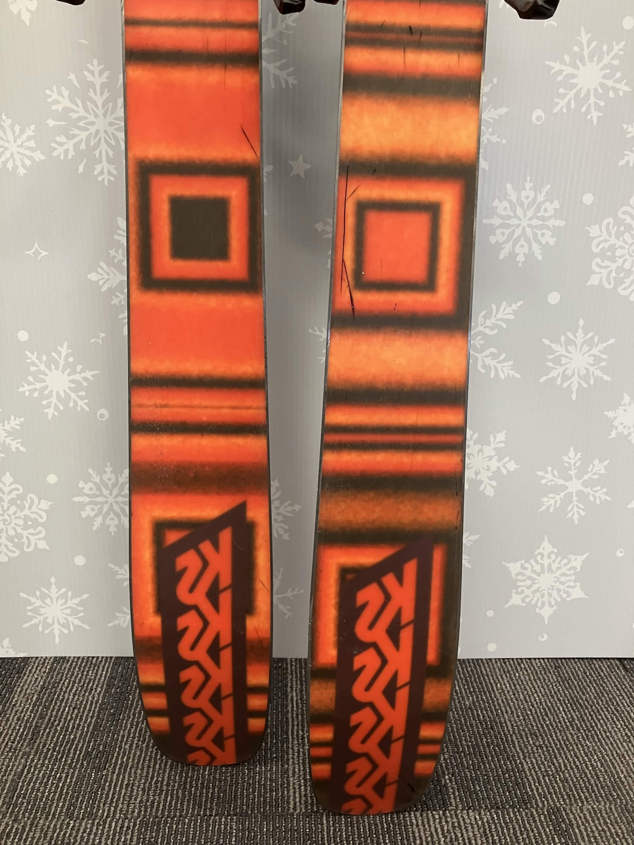 K2 Omen 90W 159cm Skis w/ FISCHER Attack 11 LYT Demo Binding - Used