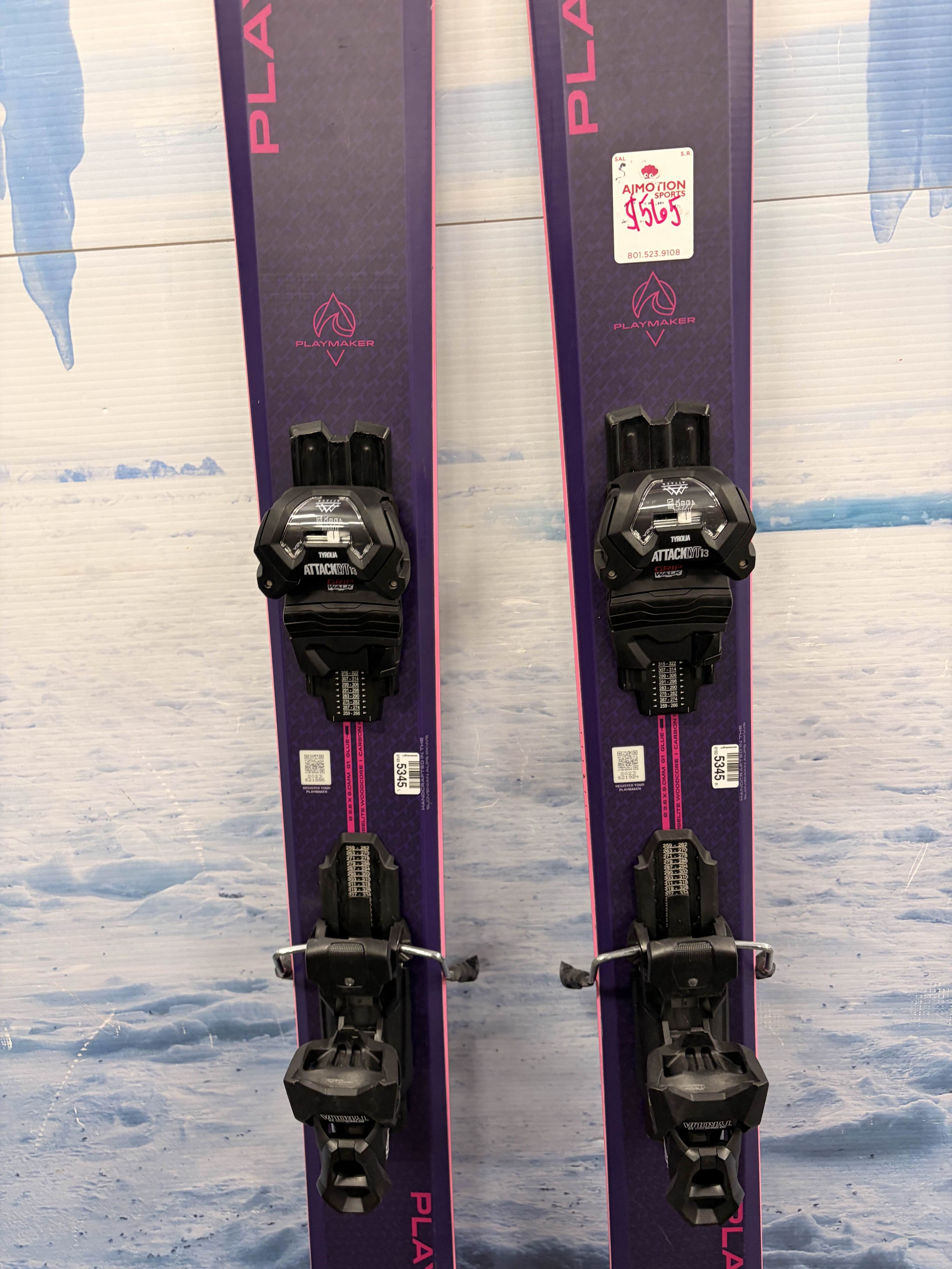 Lightly used 2025 Elan Playmaker 111 ski- 188cm w/ Tyrolia Attack LYT 13 binding