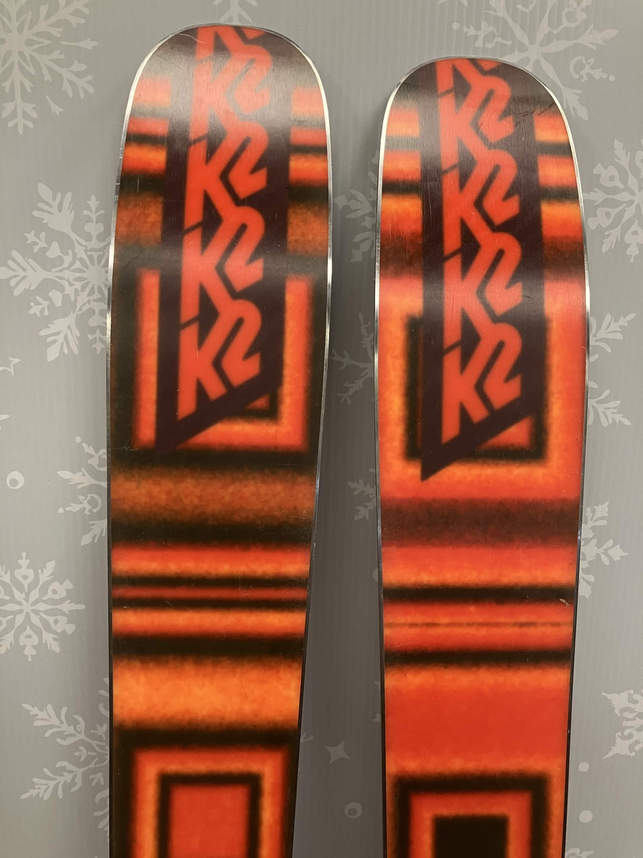 K2 Omen 90W 169cm Skis w/ FISCHER Attack 11 LYT Demo Binding - Used