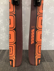 K2 Omen 90W 159cm Skis w/ FISCHER Attack 11 LYT Demo Binding - Used