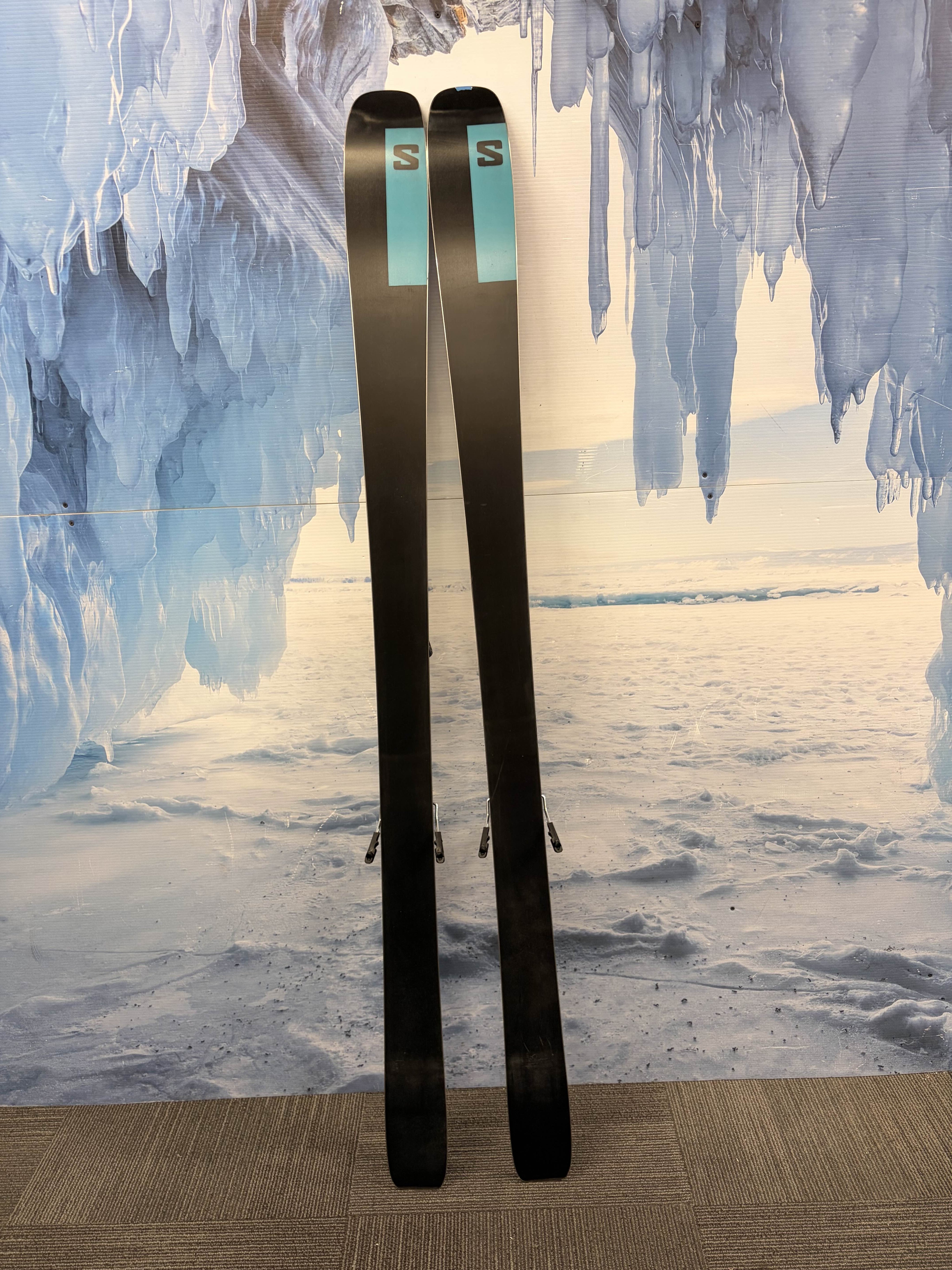 Used Salomon Stance 90 Skis 180cm w/ Strive 13 GW Demo Bindings (2025)