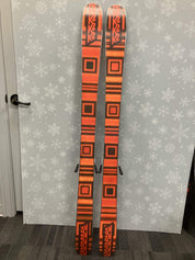 K2 Omen 90W 159cm Skis w/ FISCHER Attack 11 LYT Demo Binding - Used